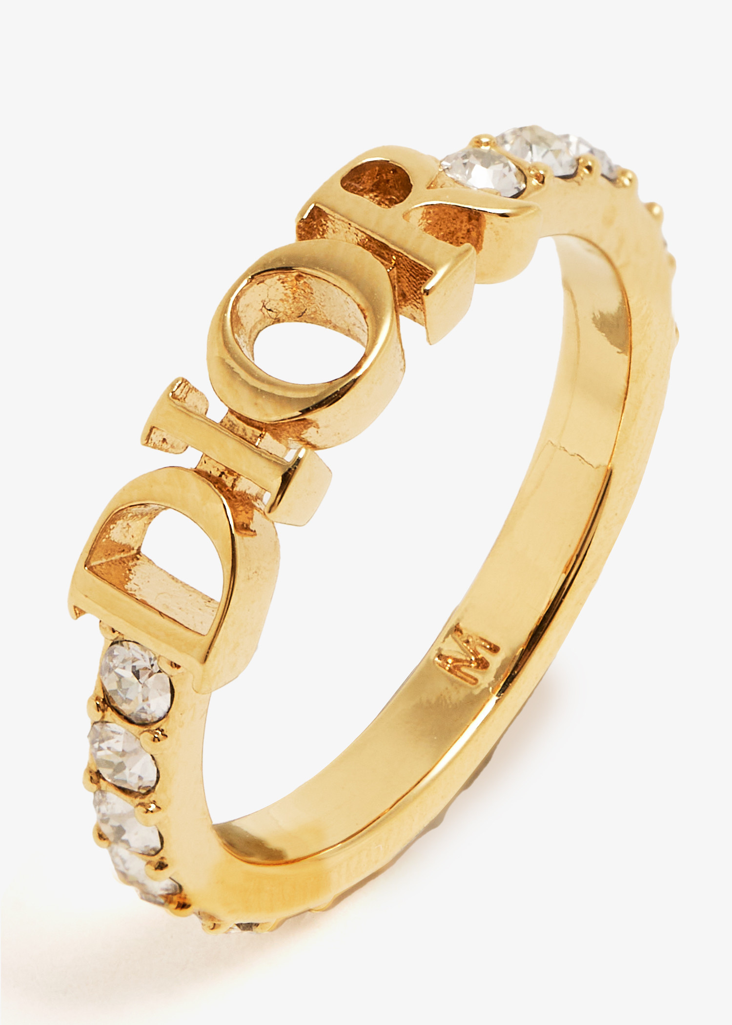 Dior Pre-Loved Dio(r)evolution crystal-embellished ring for