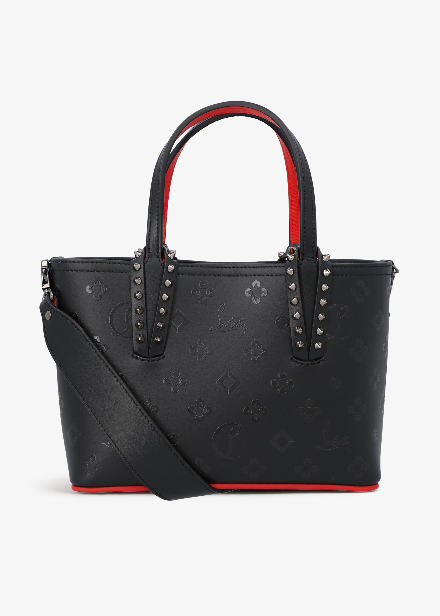 海外ブランドアウトレット通 Cabata Pre-Loved Louboutin Christian 2way Women for bag tote バッグ