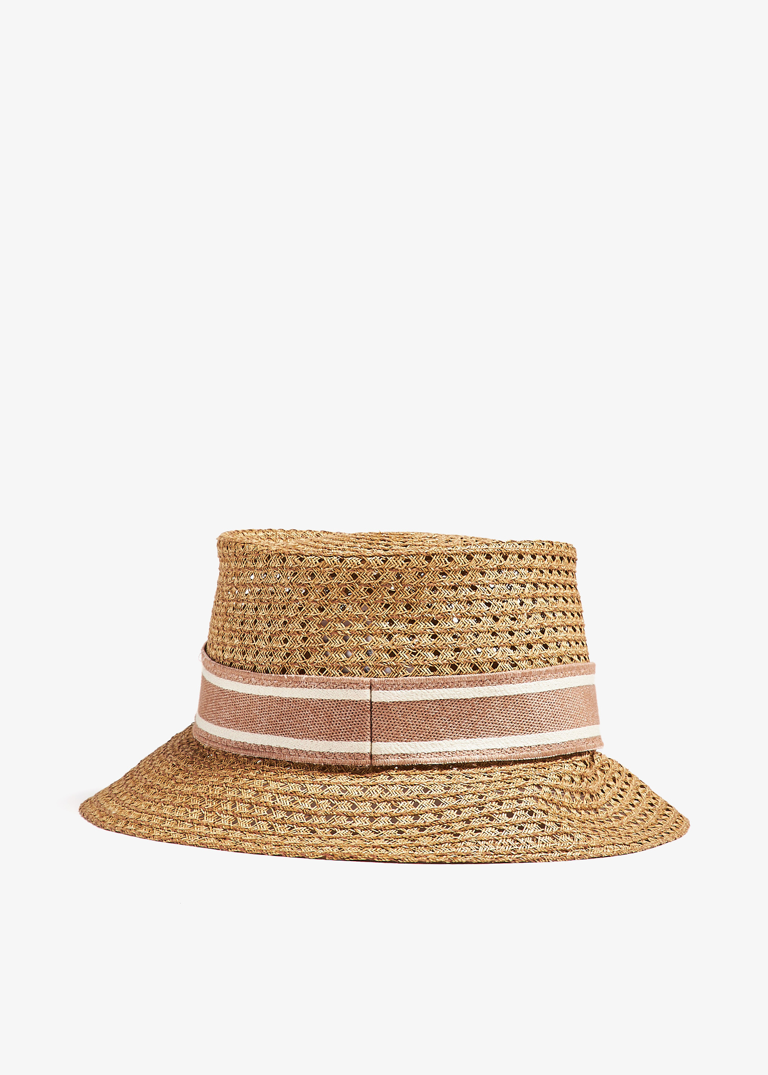 Dior Pre-Loved D-Bobby small brim hat for Women - Beige in