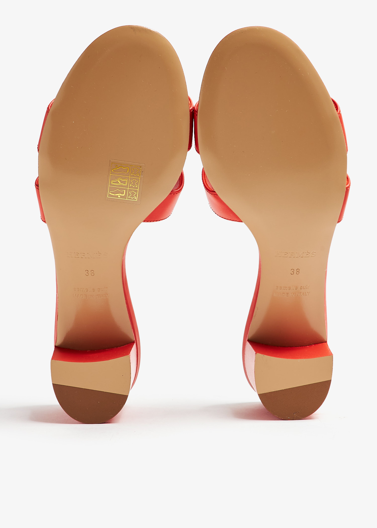 Hermès Pre-Loved Oasis sandals for Women - Orange in Qatar