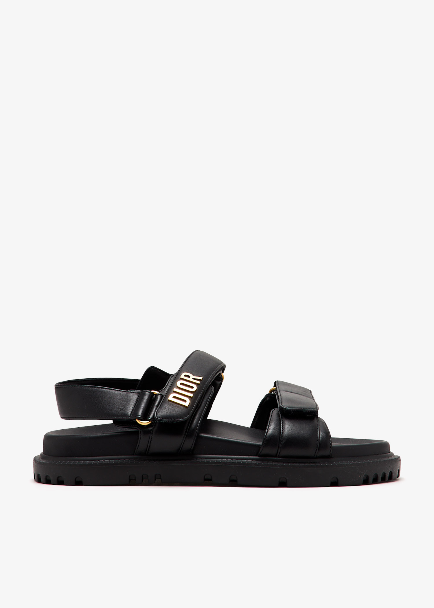 Dior Pre-Loved Dioract sandals for Women - Black in UAE