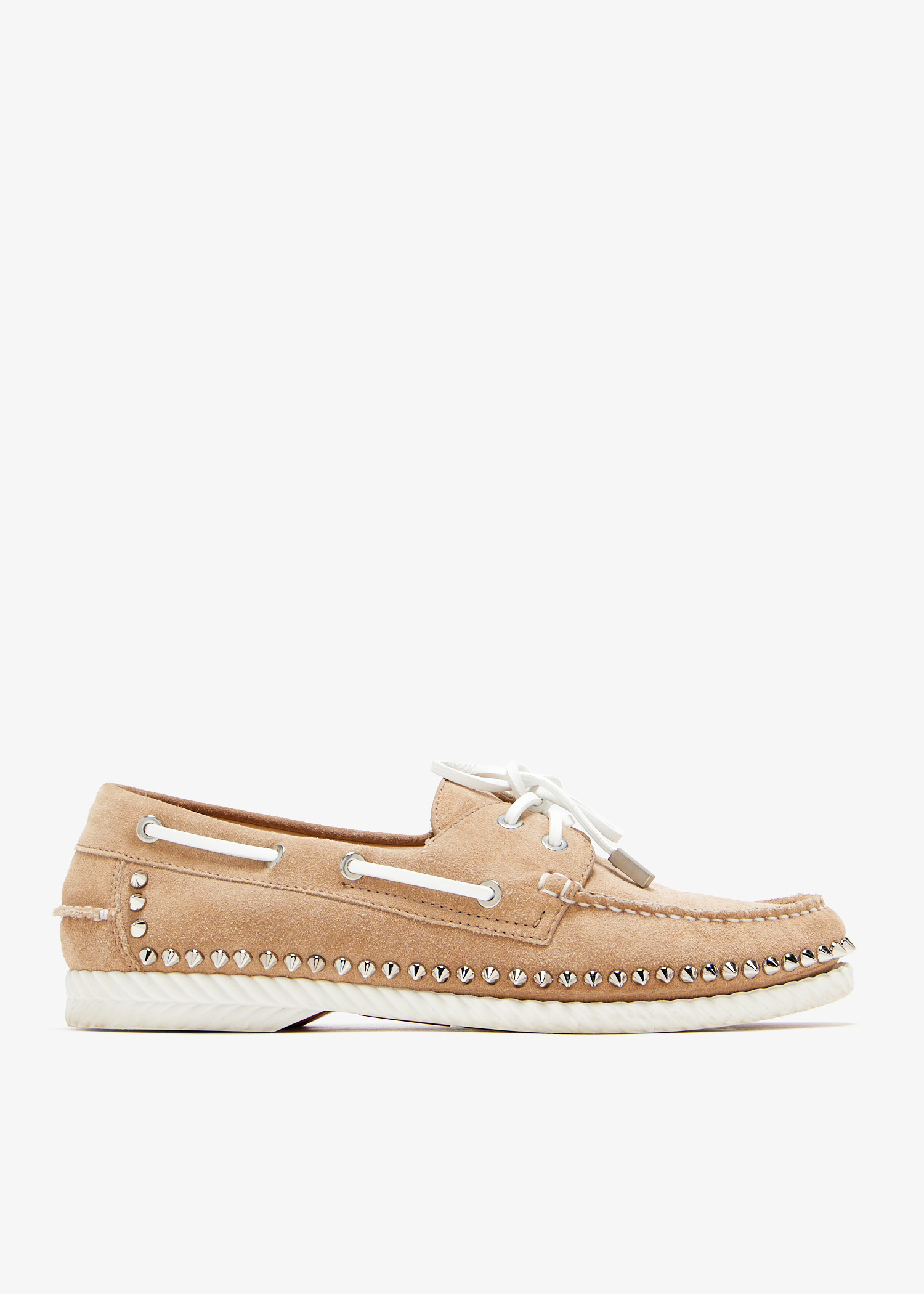 【送料&関税込】Christian Louboutin Boat Loafer Gerockel Christian Louboutin Pre-Loved Gerockel boat shoes for Men