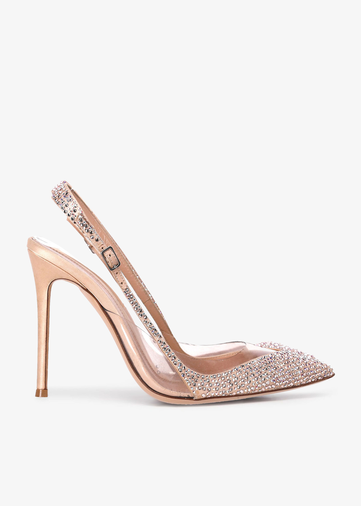 Gianvito Rossi Pre-Loved Embellished Slingback pumps for