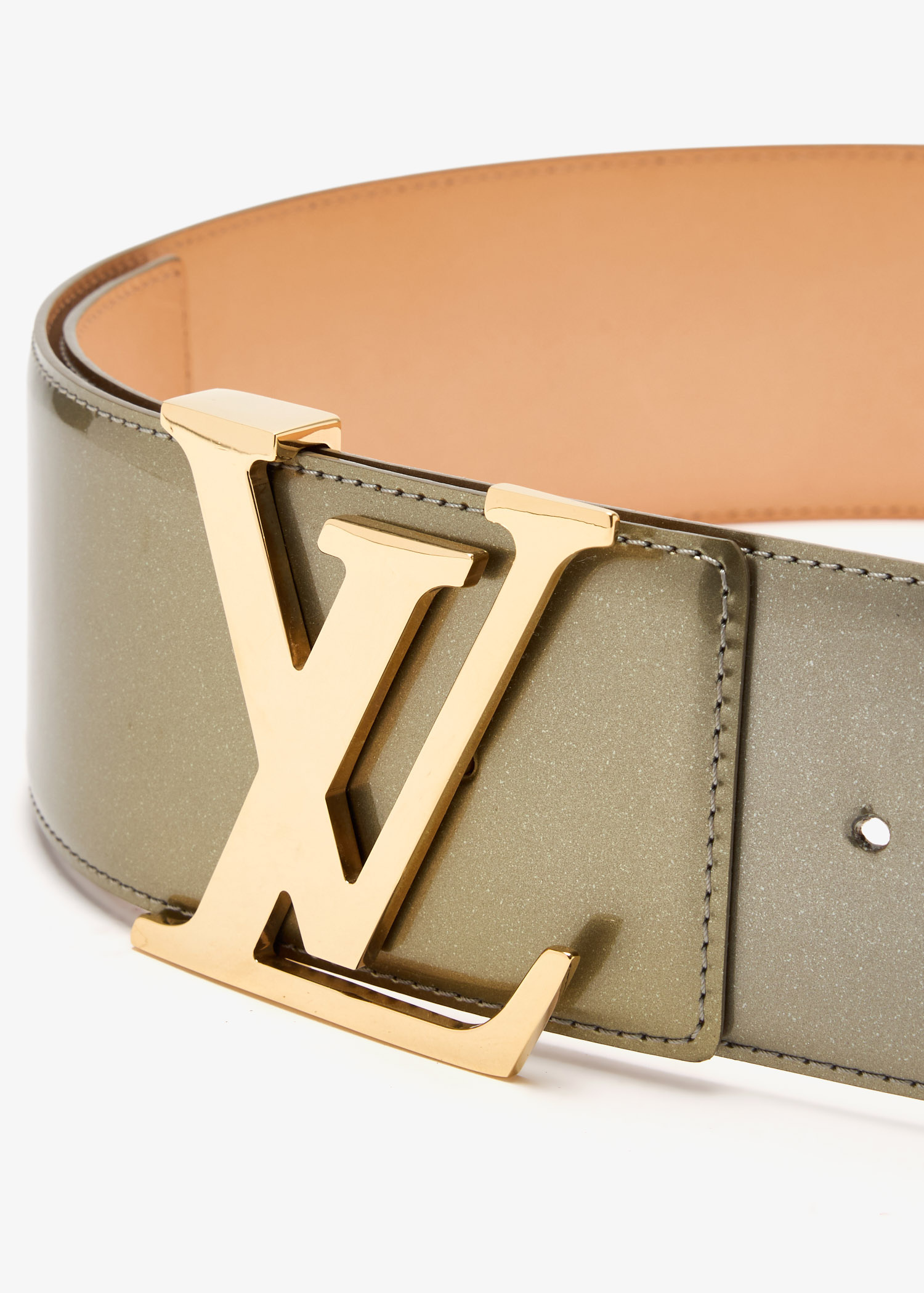 Louis Vuitton Pre-Loved LV Initiales belt for Women - Green