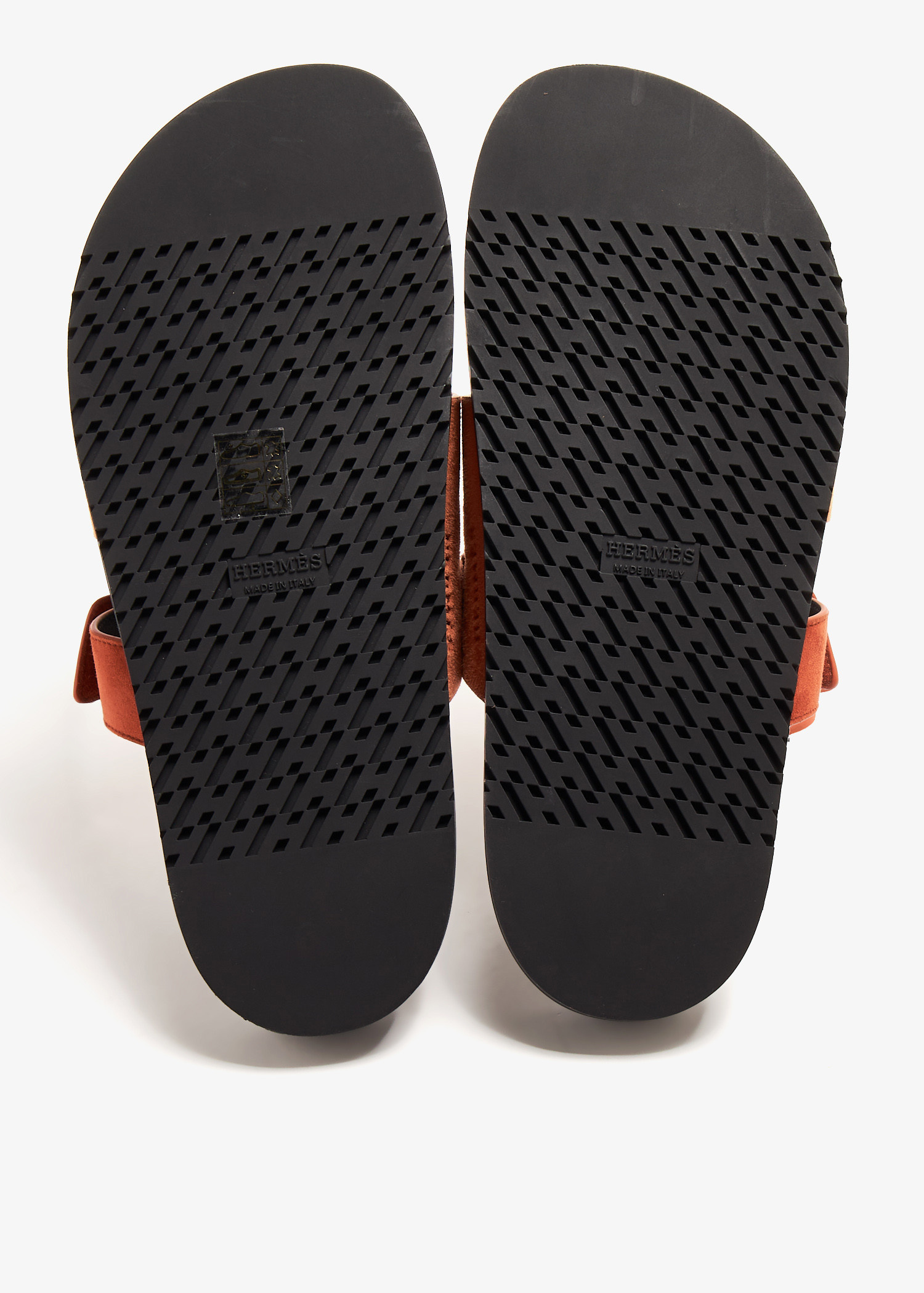 Hermès Pre-Loved Chypre sandals for Women - Orange in Qatar