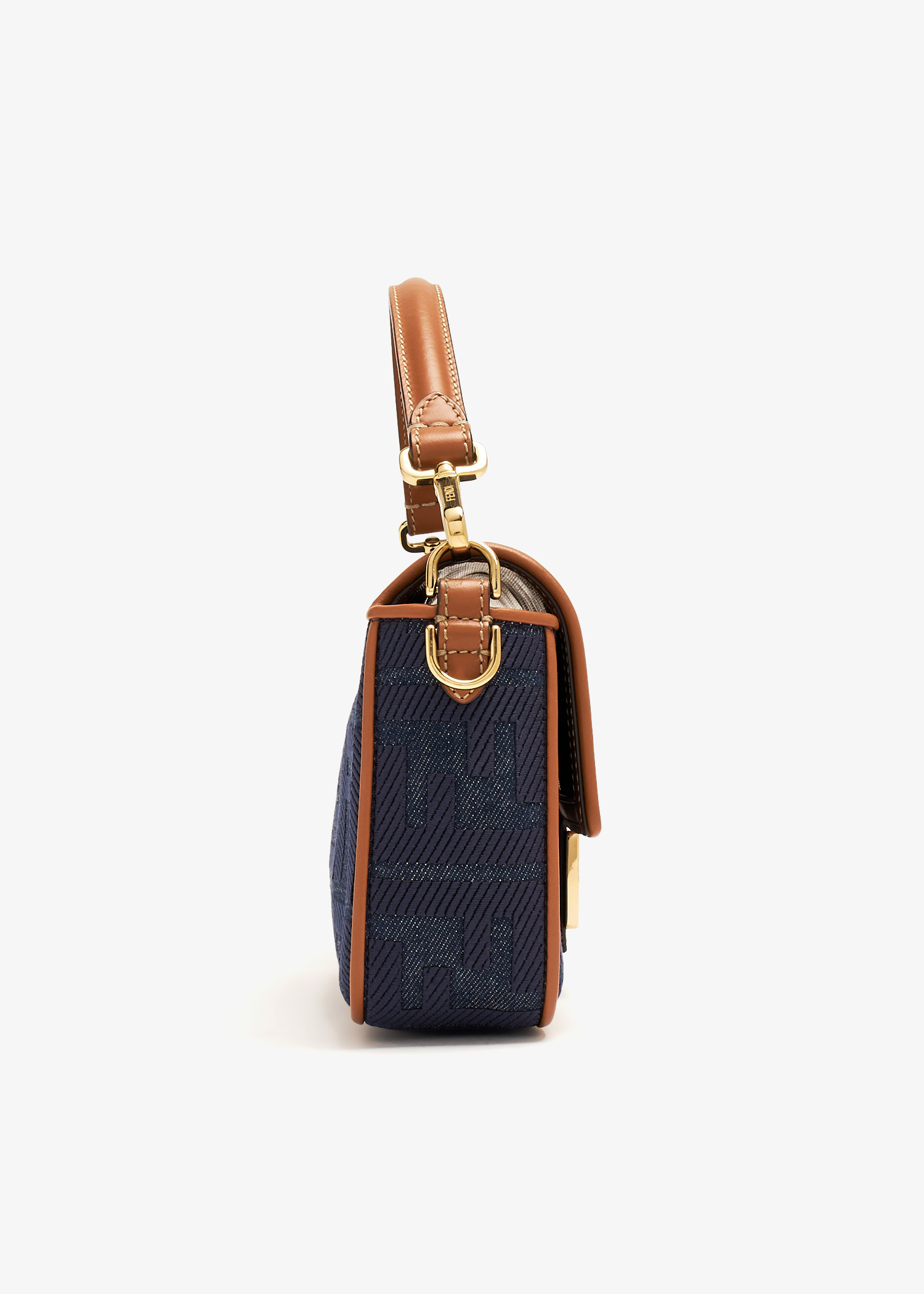 【関税&送料込】Fendi Fendi Embroidered Denim Medium By The Fendi Denim embroidered mini handbag way | The Fashion Square