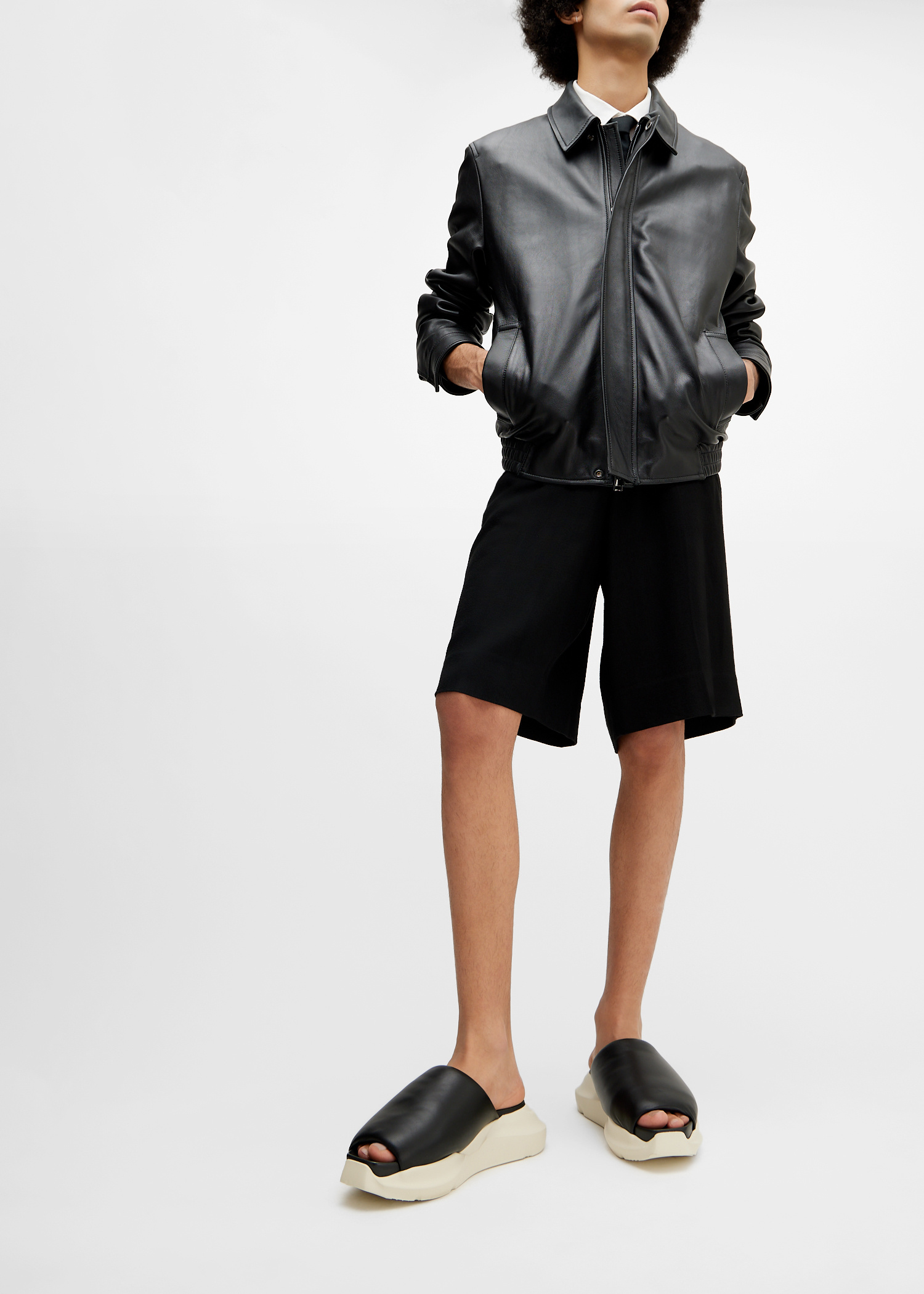 Rick Owens Geth puffer slides for Men - Black in UAE | Level
