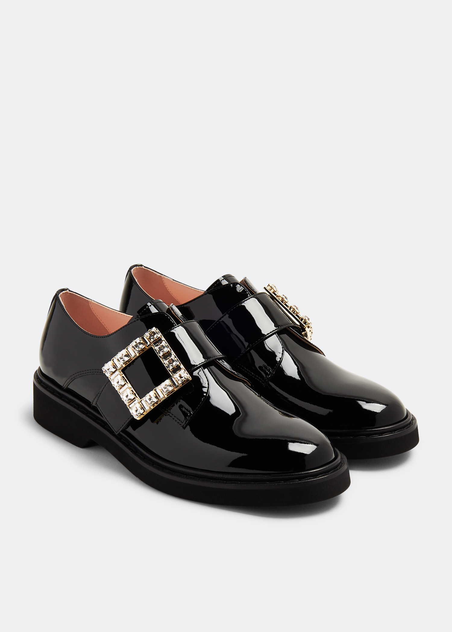 Roger Vivier Viv' Rangers Derby shoes for Women - Black in