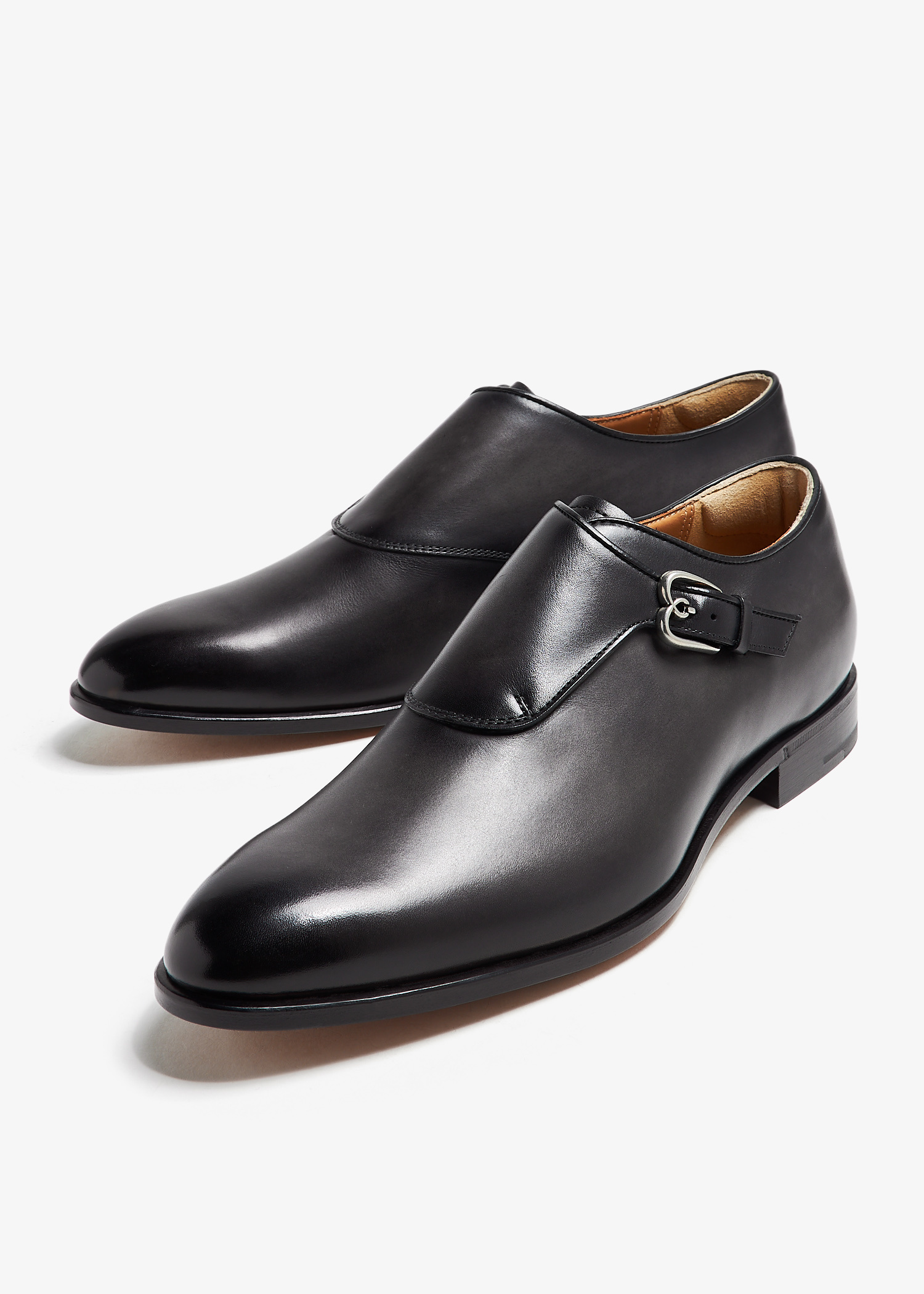 Berluti B Volute Monk Strap shoes for Men - Black in KSA