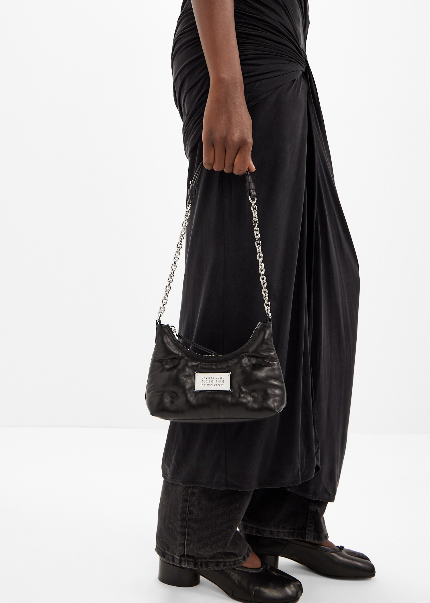 Maison Margiela Classic Glam Slam small Nuage-coloured bag