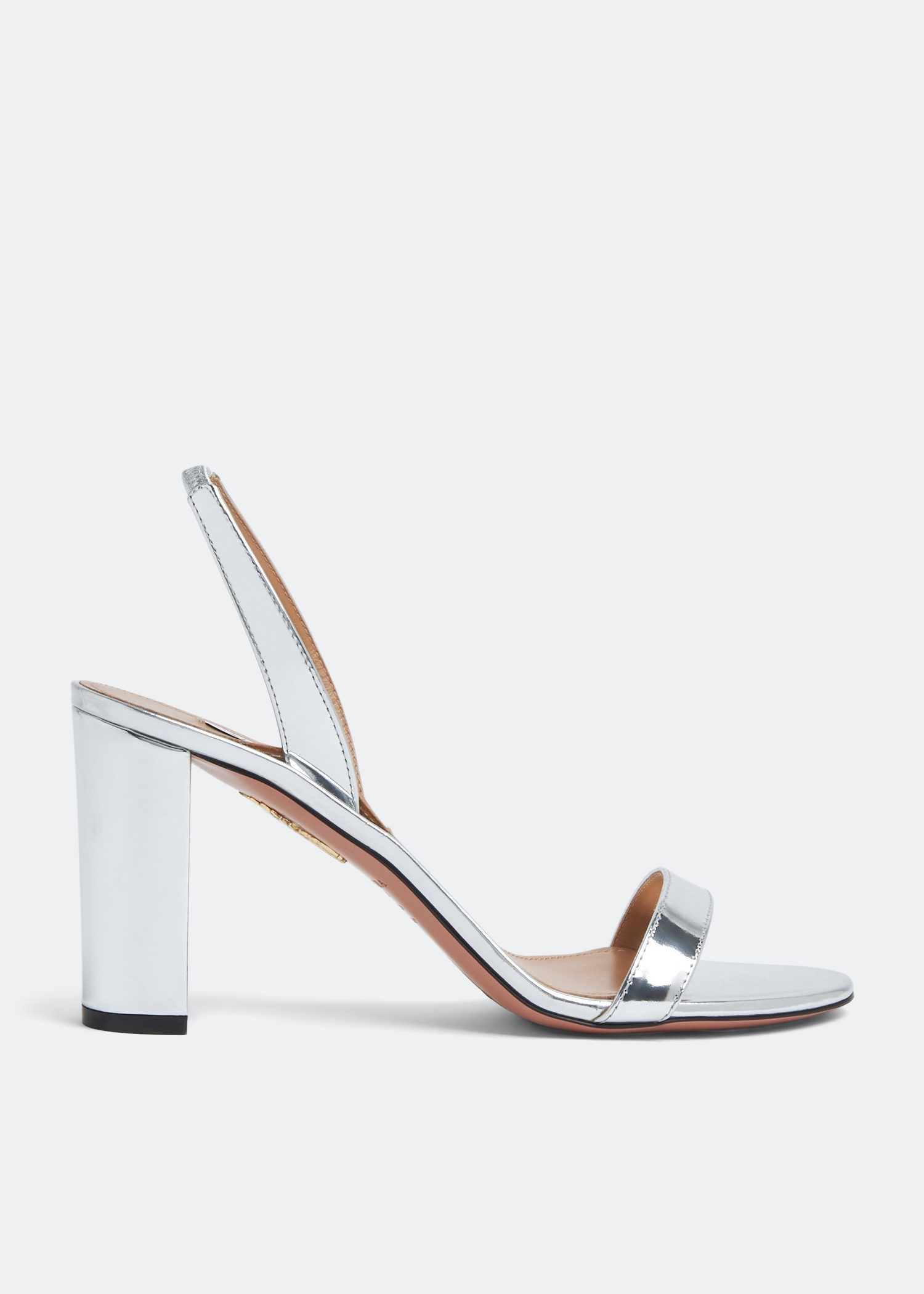 Aquazzura So Nude 85 sandals for Women - Silver in UAE