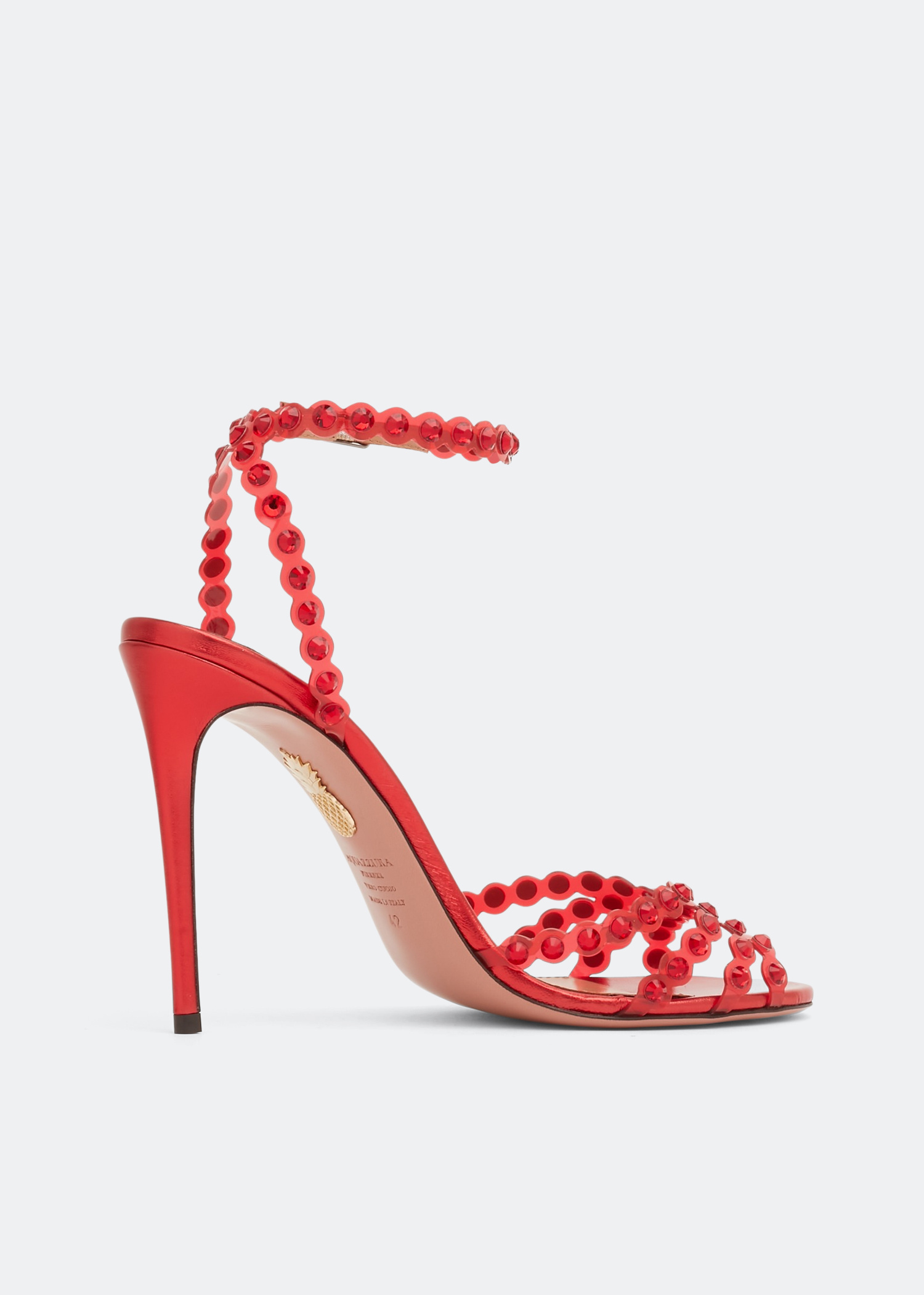 Aquazzura Tequila sandals for Women - Red in Qatar | Level Shoes