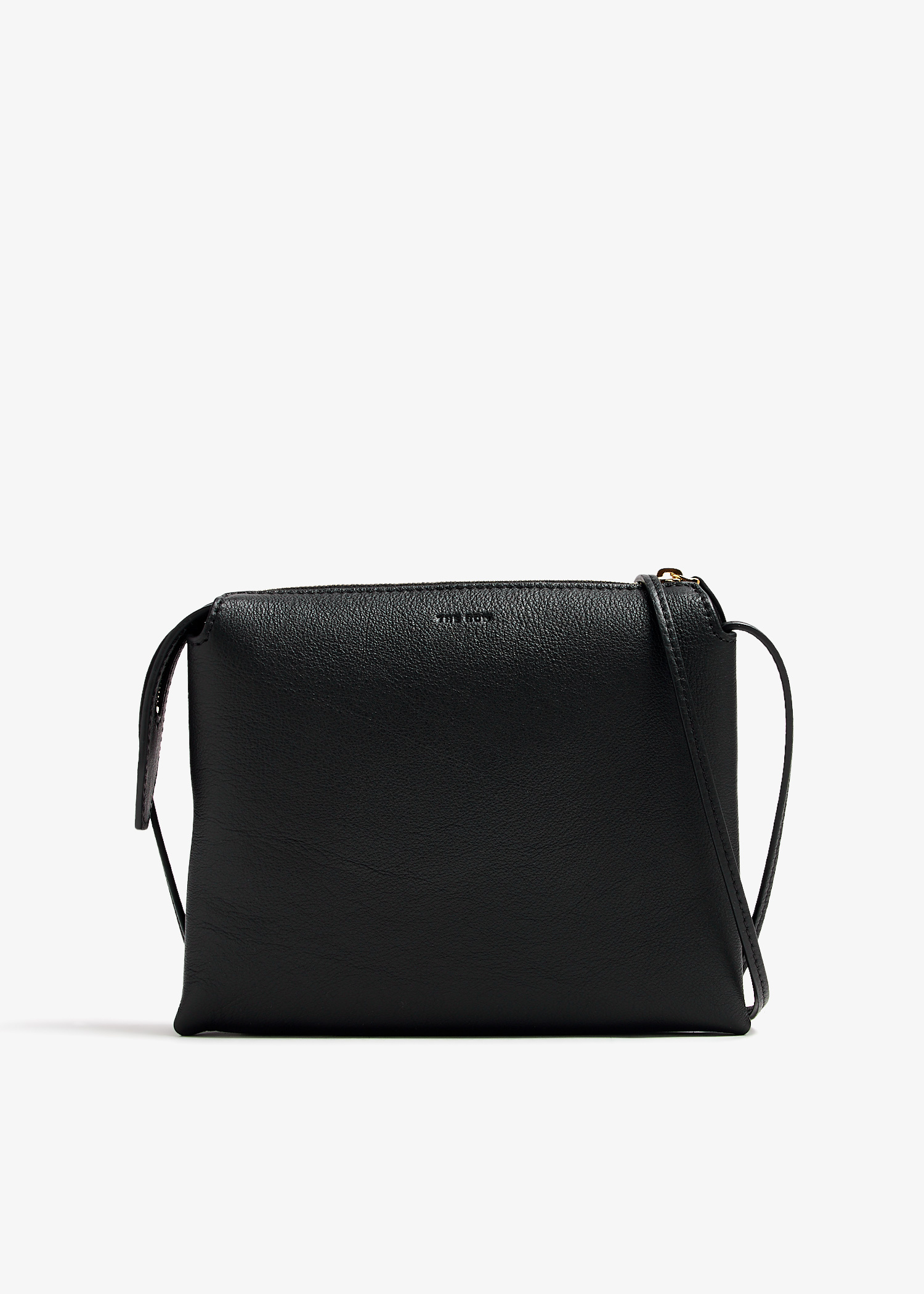 希少品◆送料込♪【The Row】Nu Mini Twin Bag in Leather Black The Row: Black Nu Mini Twin Bag | SSENSE