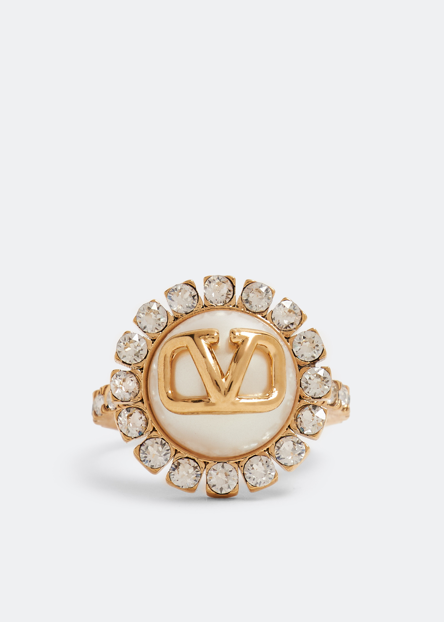Valentino Garavani VLogo Signature pearl ring for Women