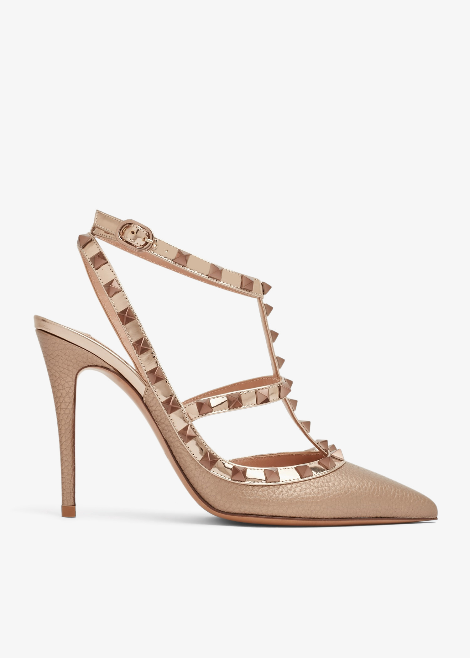 Valentino Garavani Rockstud pumps for Women - Metallic in