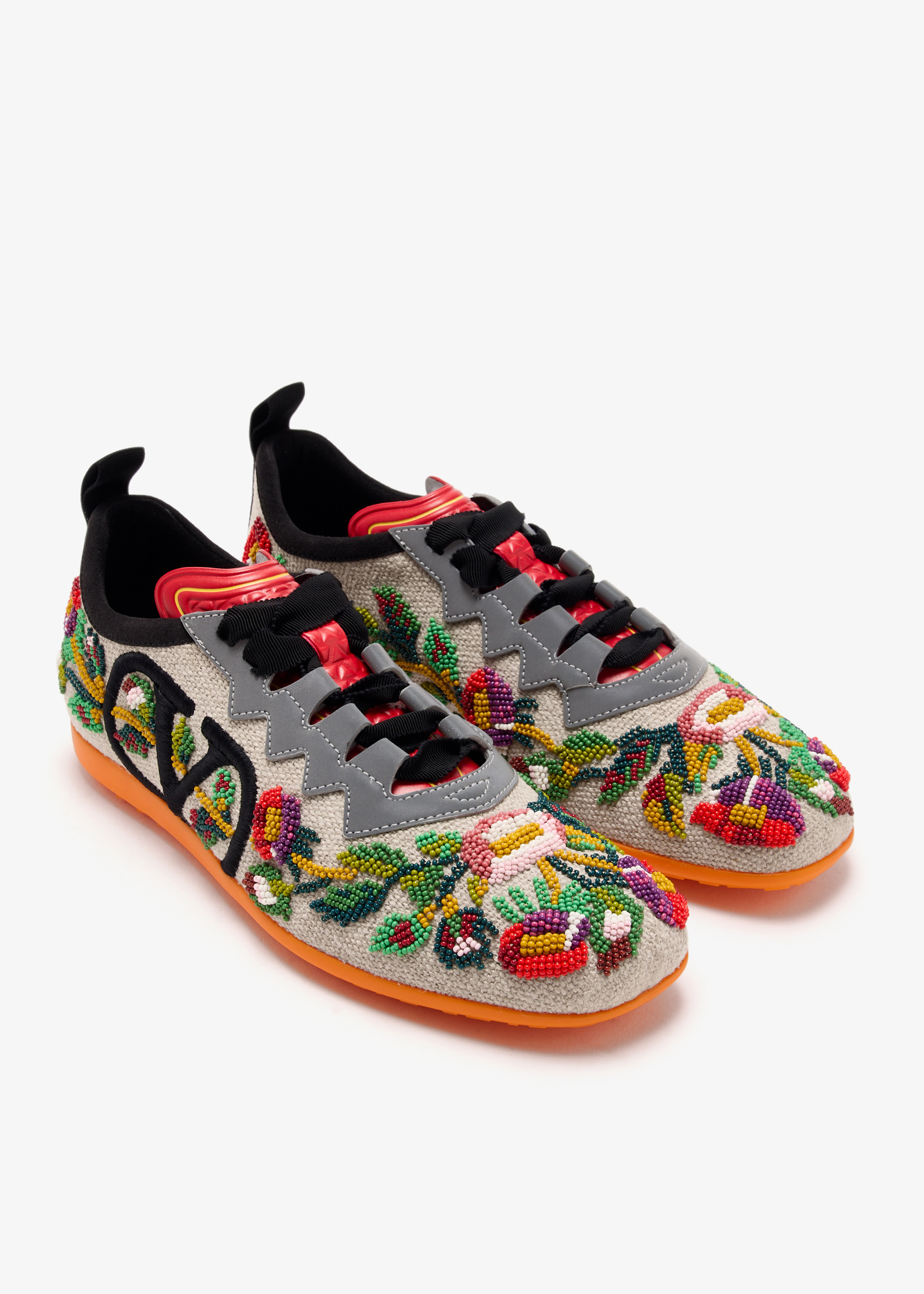 スニーカー VALENTINO Chromathon sneakers VALENTINO GARAVANI Chromathon printed perforated leather