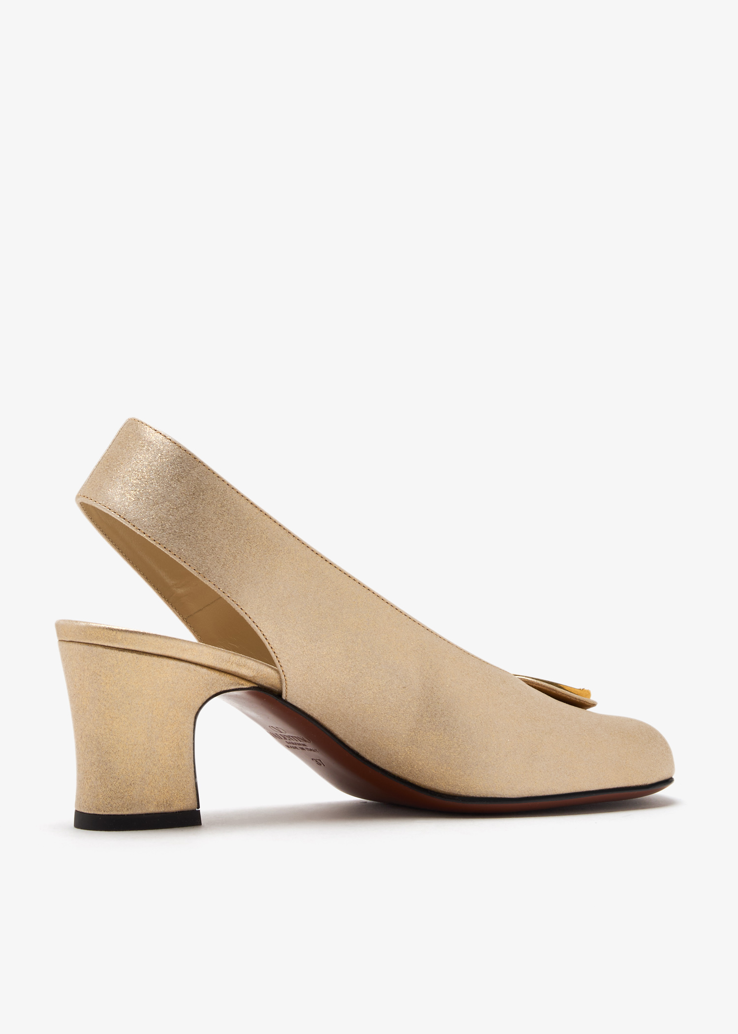 パンプス Valentino Garavani Embellished Fabric Adamantine Pumps Adamantine Slingback Pumps In Glitter Fabric 60mm for Woman