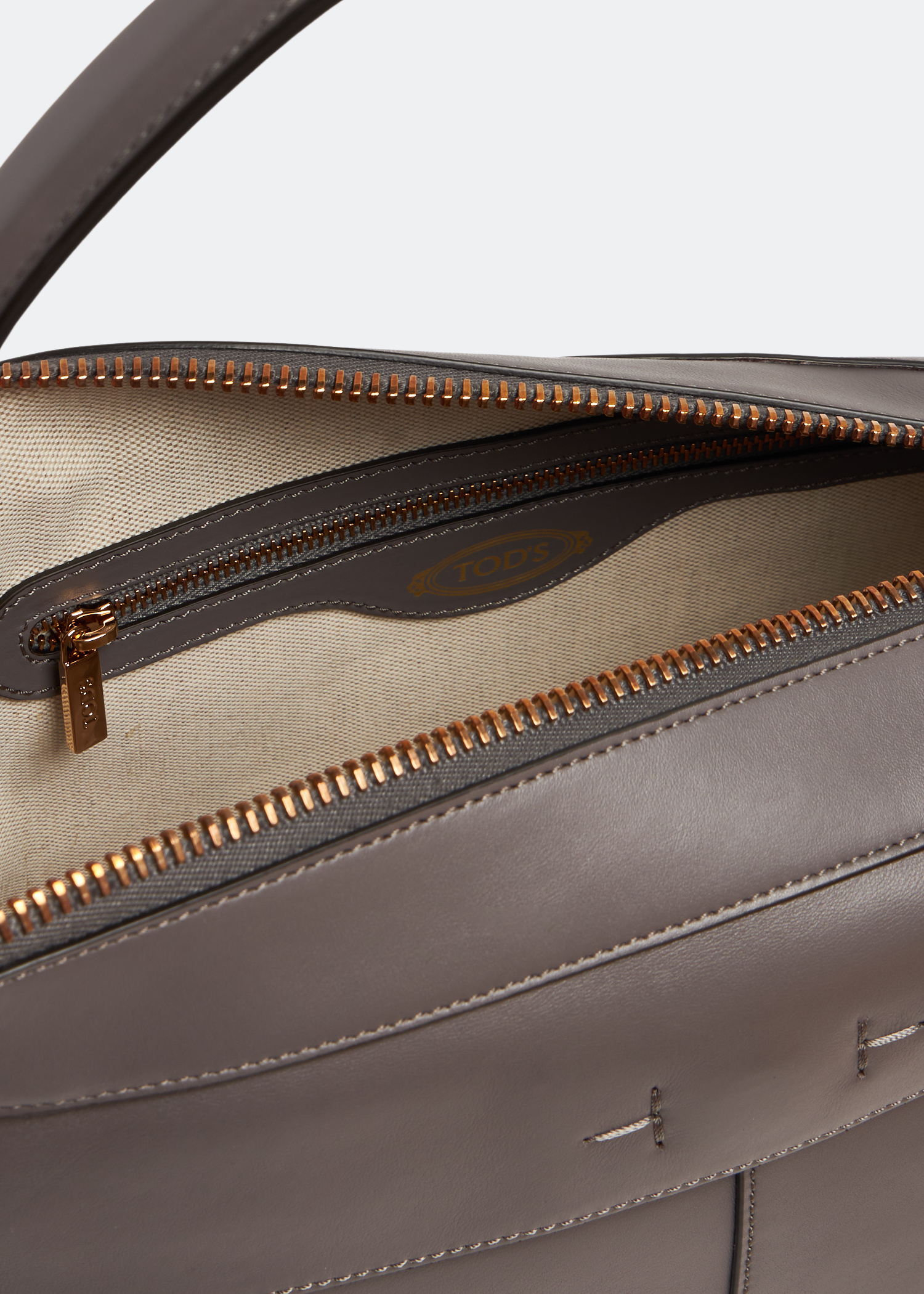 Tod's T Case 女士小号bauletto 包- 灰色阿联酋| Level Shoes
