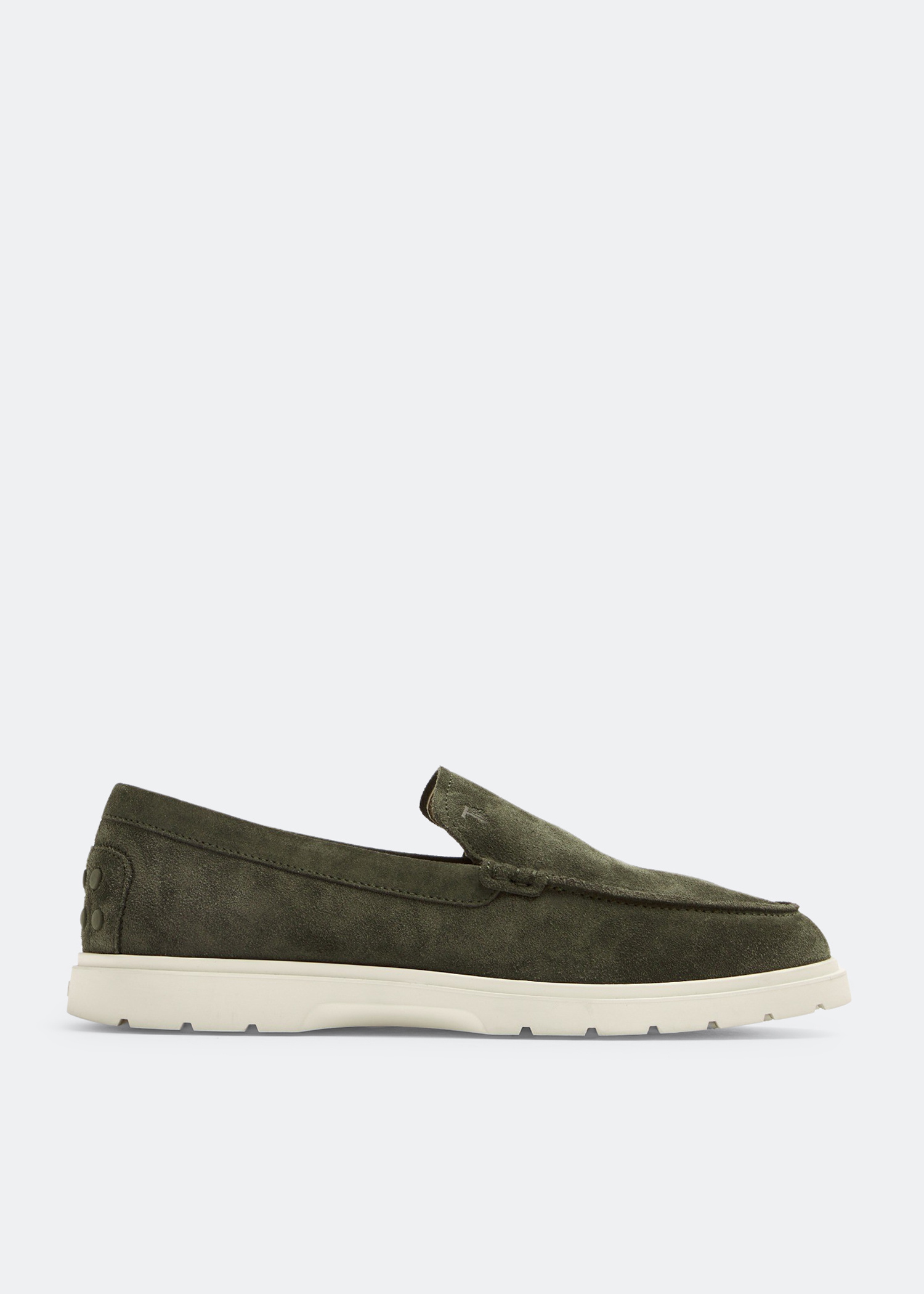 超熱 Tod's Suede slip-on loafers for Men - Green in Bahrain 乳液・ミルク