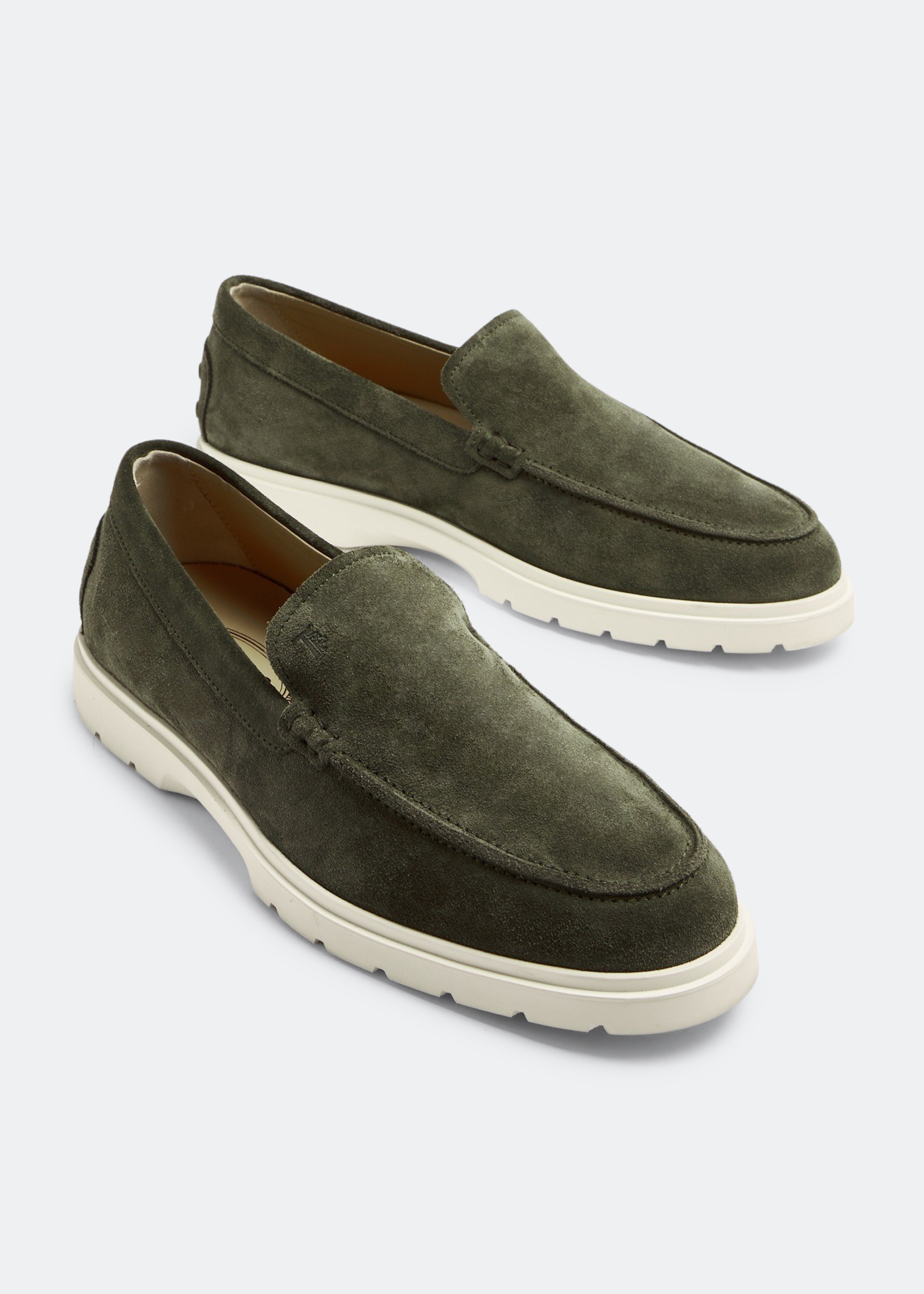 日本最級 Tod's Suede slip-on loafers for Men - Green in Bahrain 乳液・ミルク