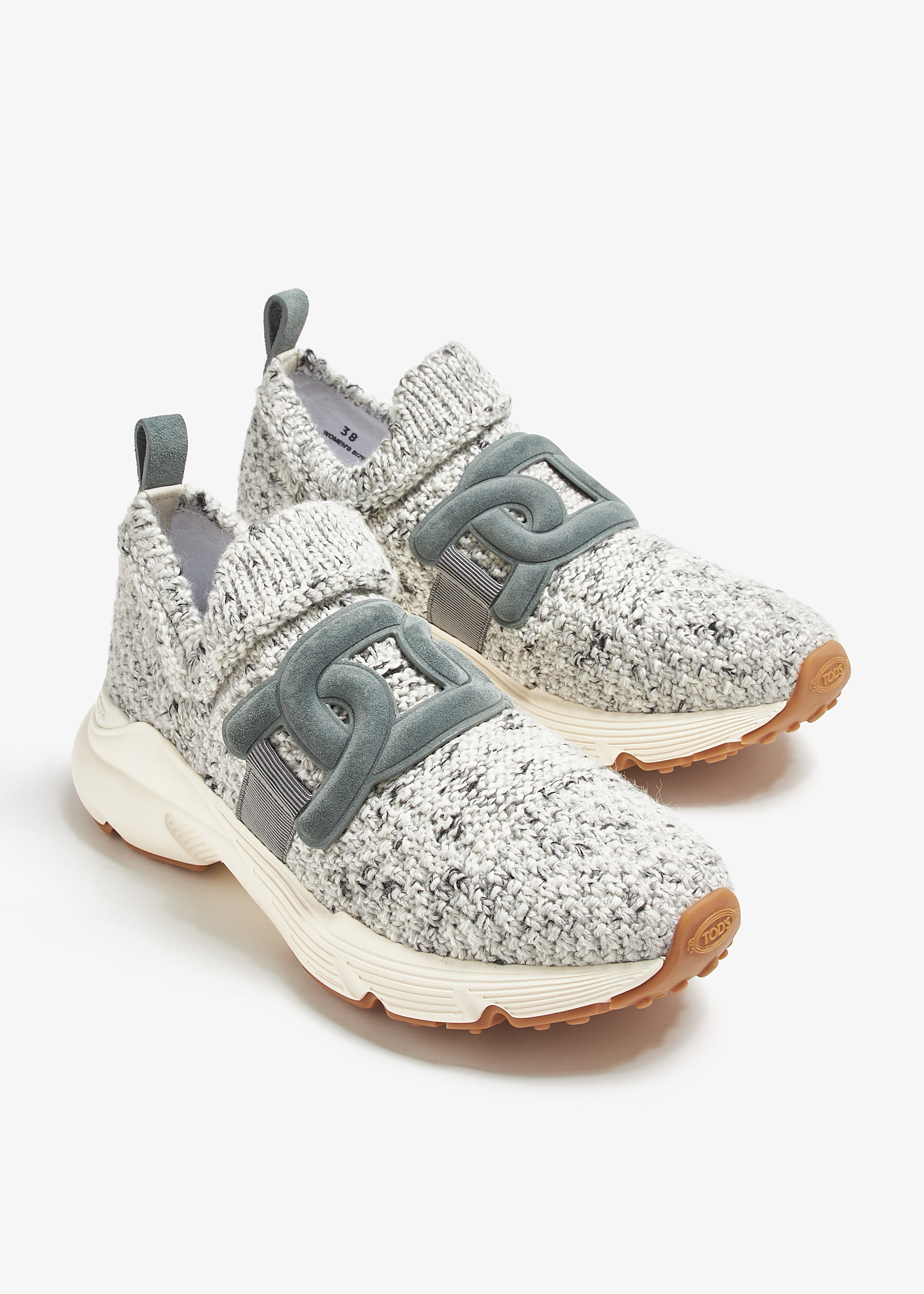 Tod's Kate slip-on sneakers for Women - Grey in Kuwait