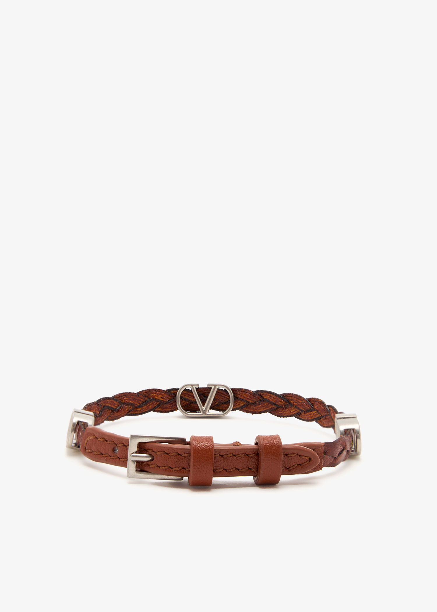 【関税&送料込】Valentino Garavani Brown Leather Vlogo Brace yj0s50qgpwuc_3.jpg?ts=