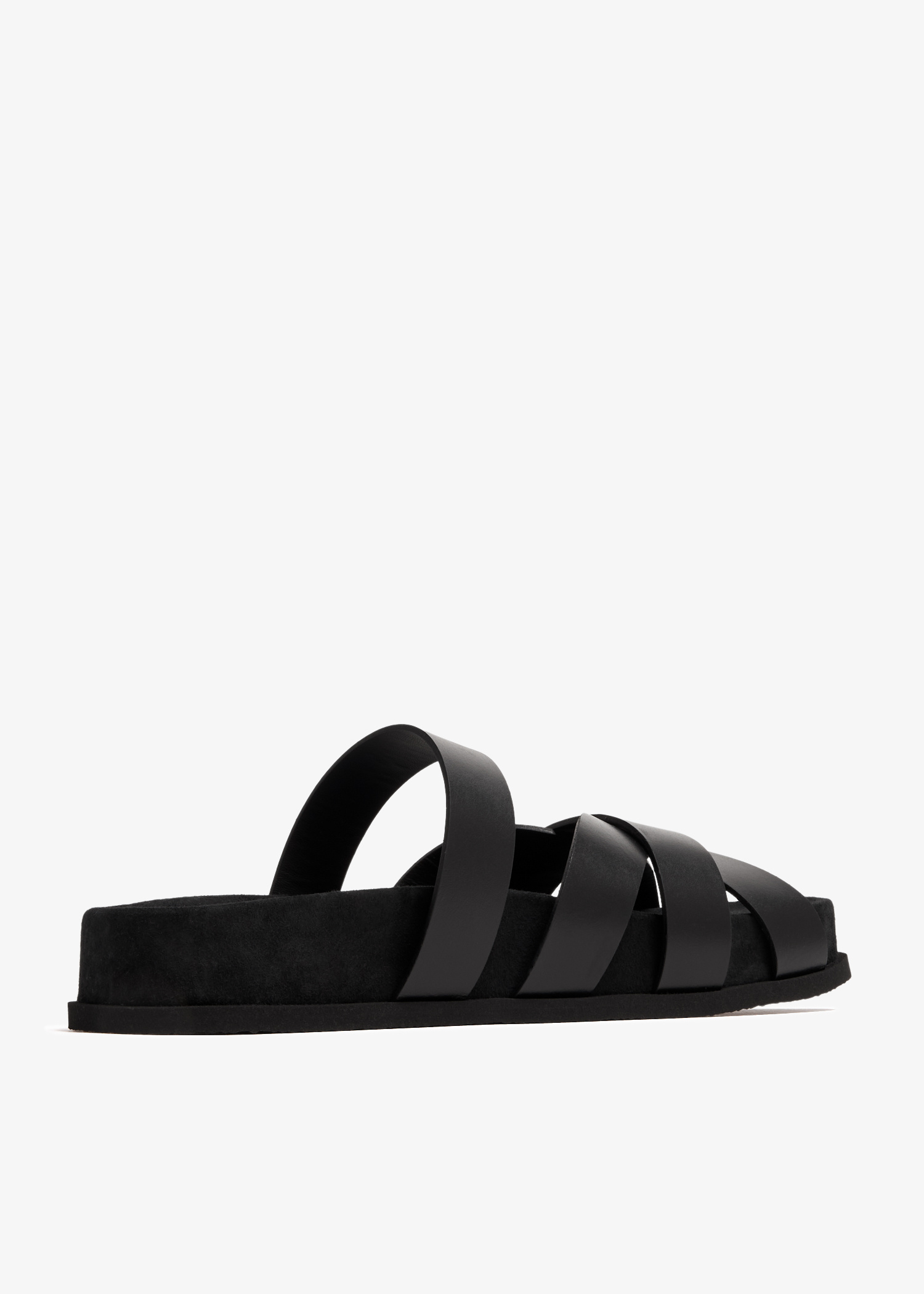 Neous Ibor flat sandals for Women - Black in Oman | Level Shoes