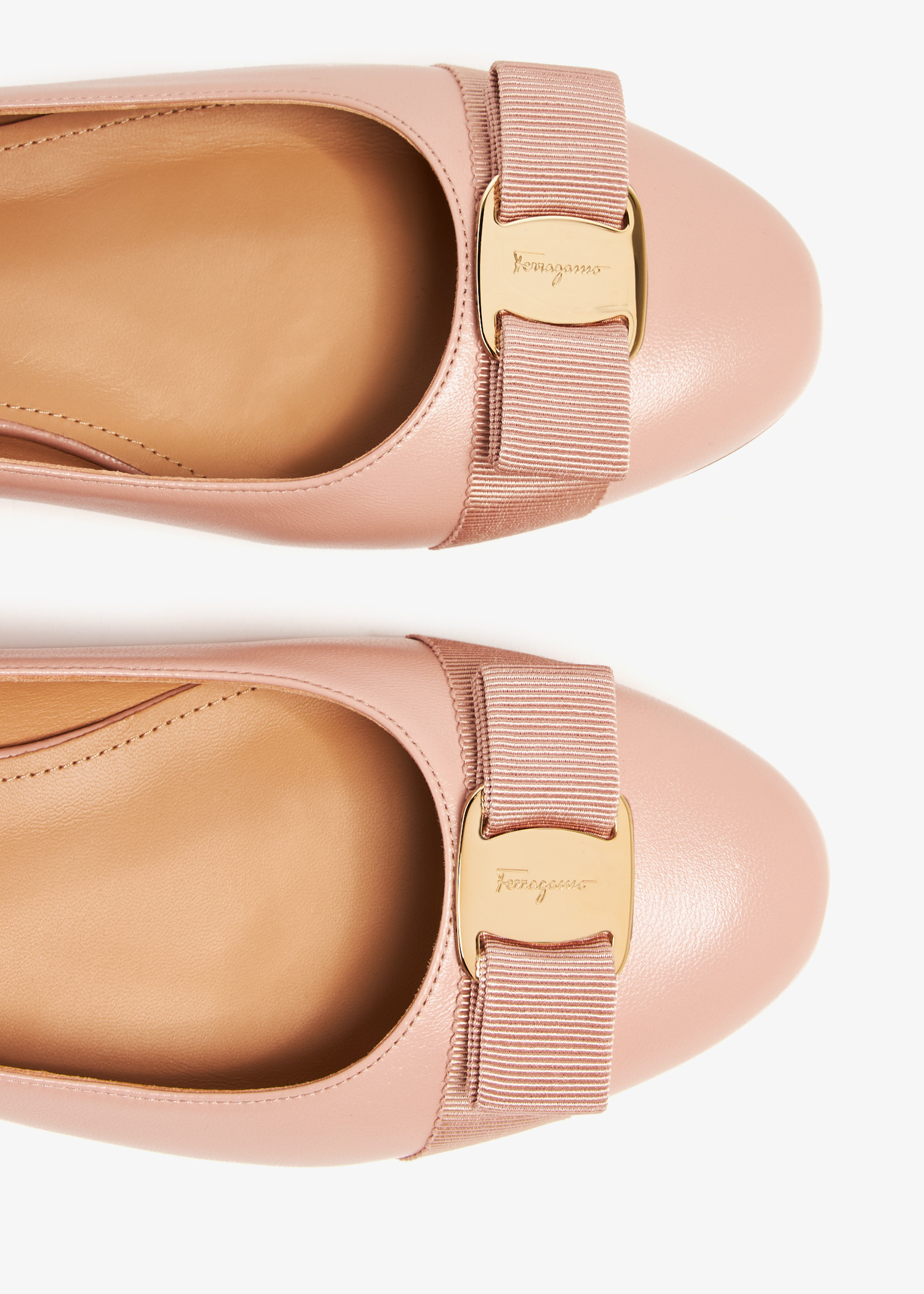 Ferragamo Varina ballet flats for Women - Pink in USA | Level Shoes