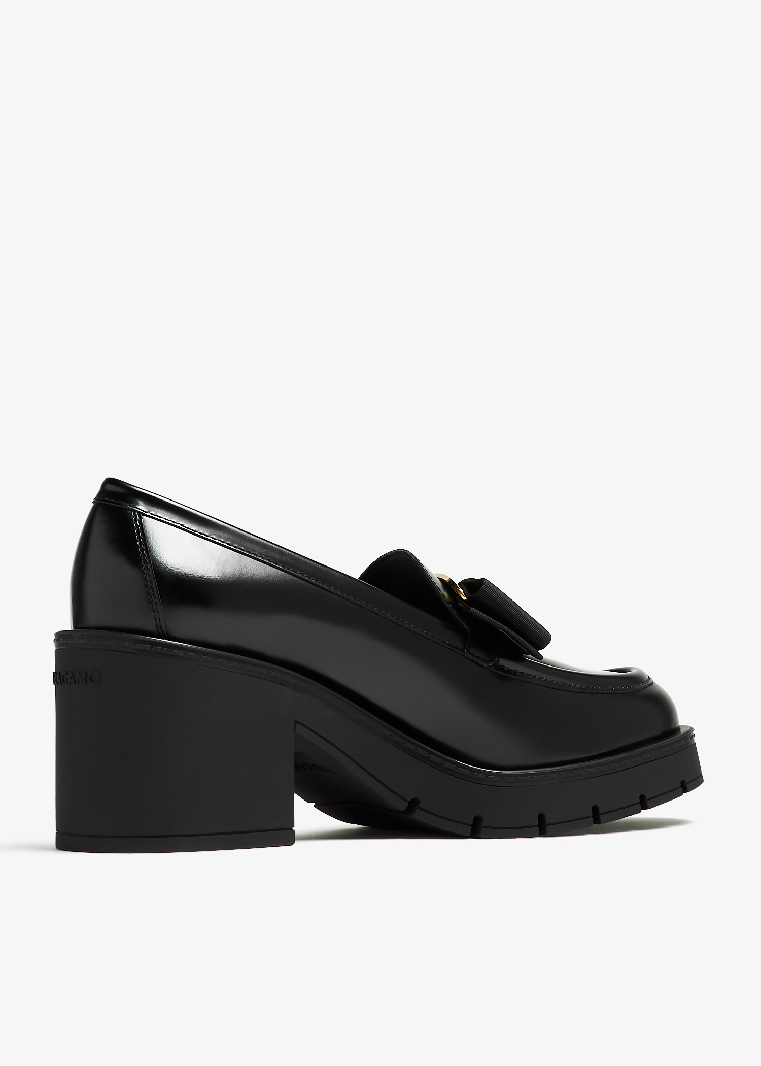 フェラガもFerragamo Fiocco Heels｜24.5｜黒 フェラガもFerragamo Fiocco Heels｜24.5｜黒（フェラガモ