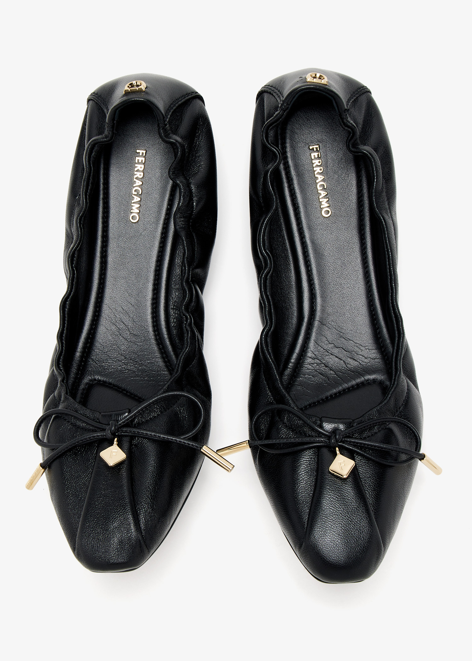 フラットシューズ FERRAGAMO Woman Ballet flats Black 01J965 782204 001 Varina ballet flat - Women | Ferragamo