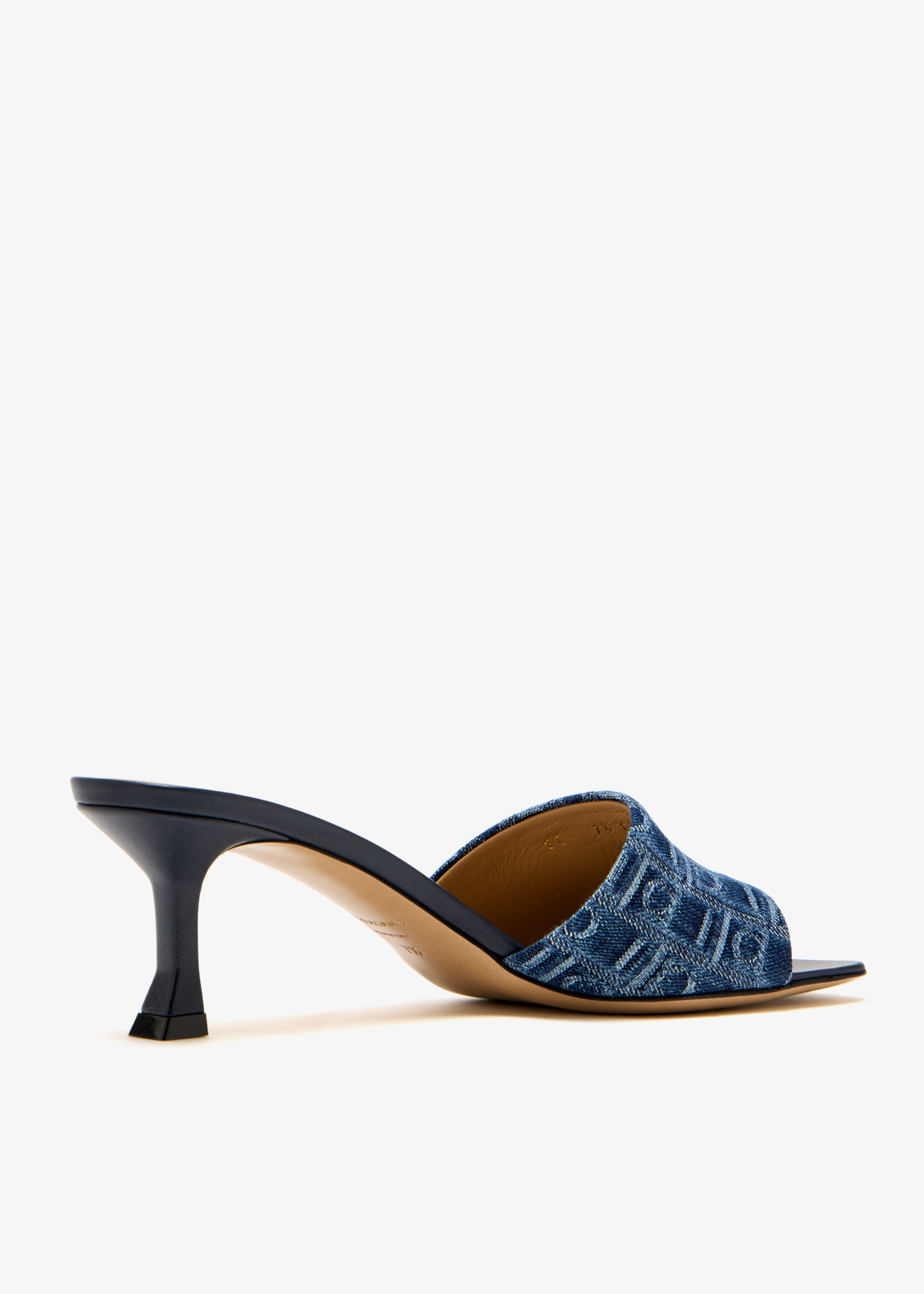 Ferragamo Zenobia denim mules for Women - Blue in UAE