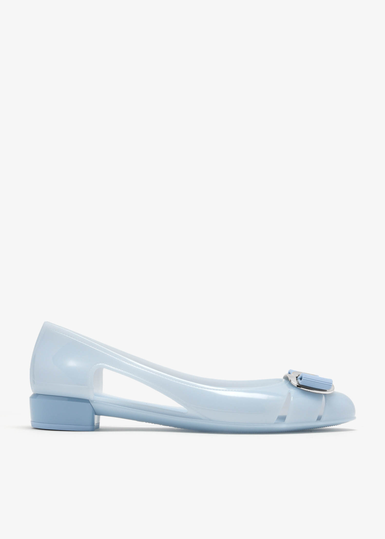 Ferragamo Vara jelly ballerinas for Women - Blue in UAE | Level Shoes