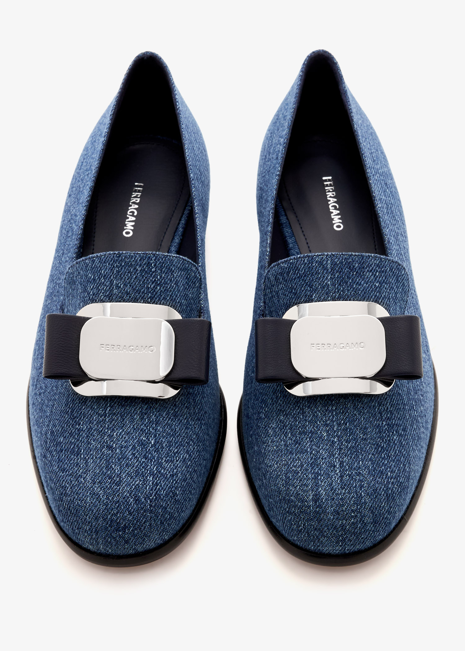 Ferragamo Zamira loafers for Women - Blue in KSA | Level Shoes