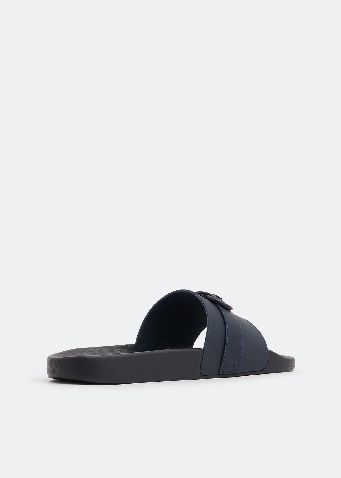 Ferragamo Gancini slides for Men - Blue in UAE | Level Shoes Ferragamo Gancini slides for Men - Blue in UAE | Level Shoes
