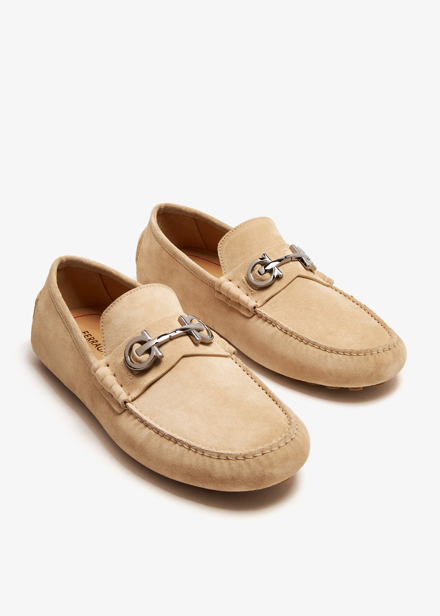 Ferragamo Gancini loafers for Men - Beige in USA | Level Shoes
