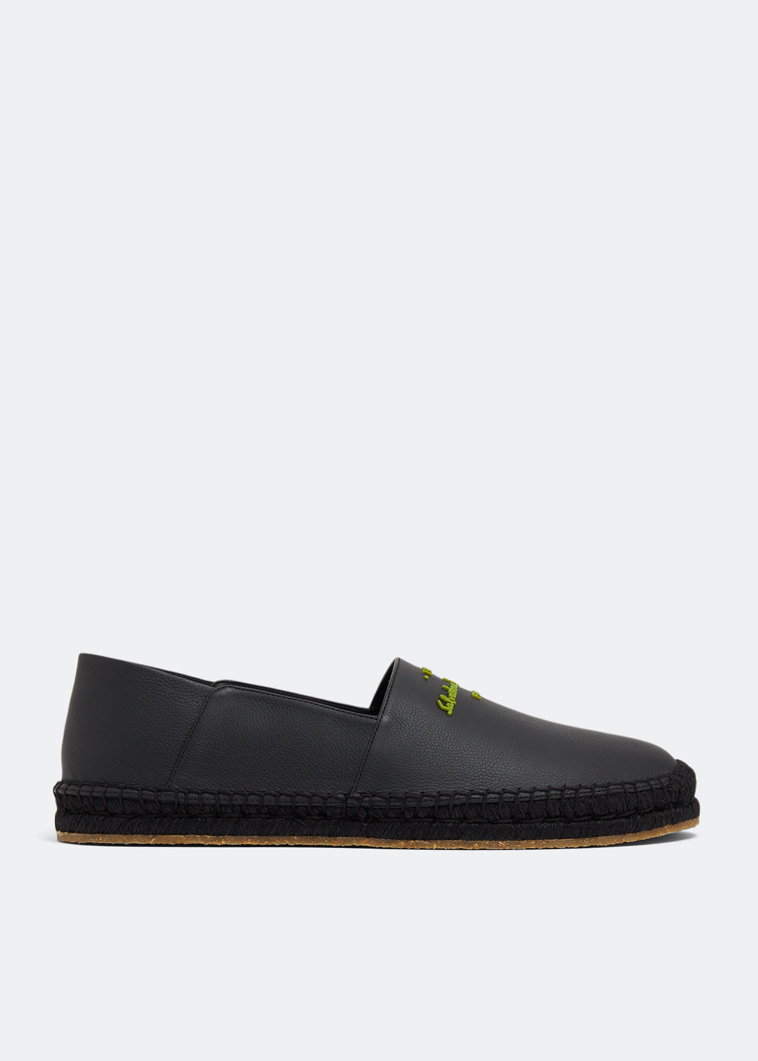 Ferragamo Gus espadrilles for Men - Black in USA | Level Shoes display picture 1