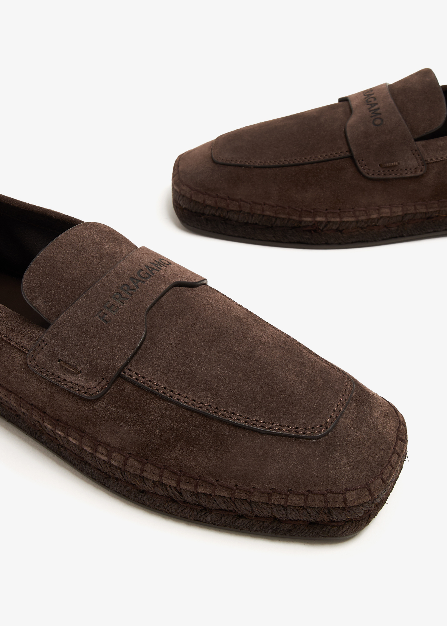 Ferragamo Desco espadrilles for Men - Brown in USA | Level Shoes