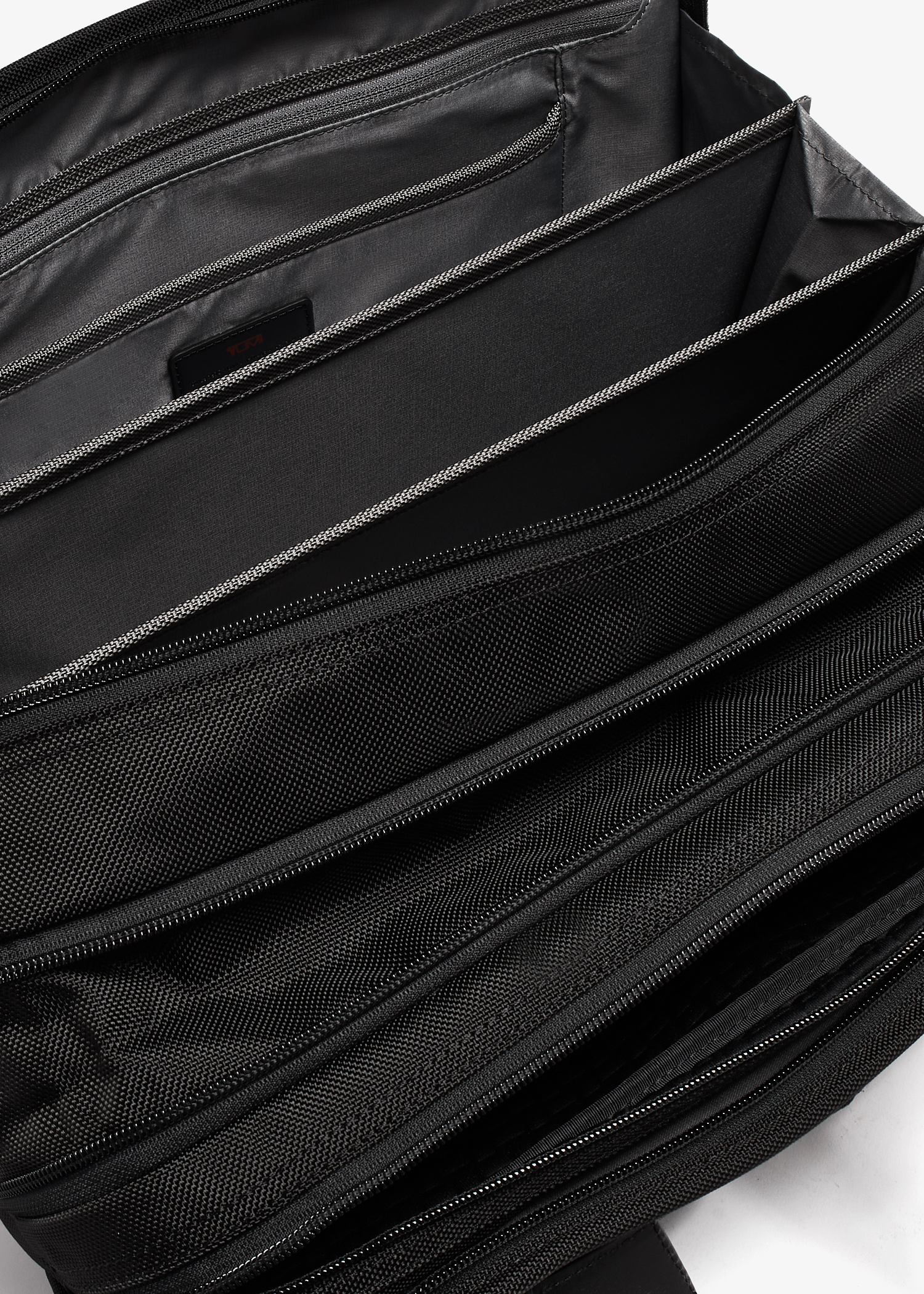 TUMI Alpha 3 Expandable organiser laptop brief for Men - Black in
