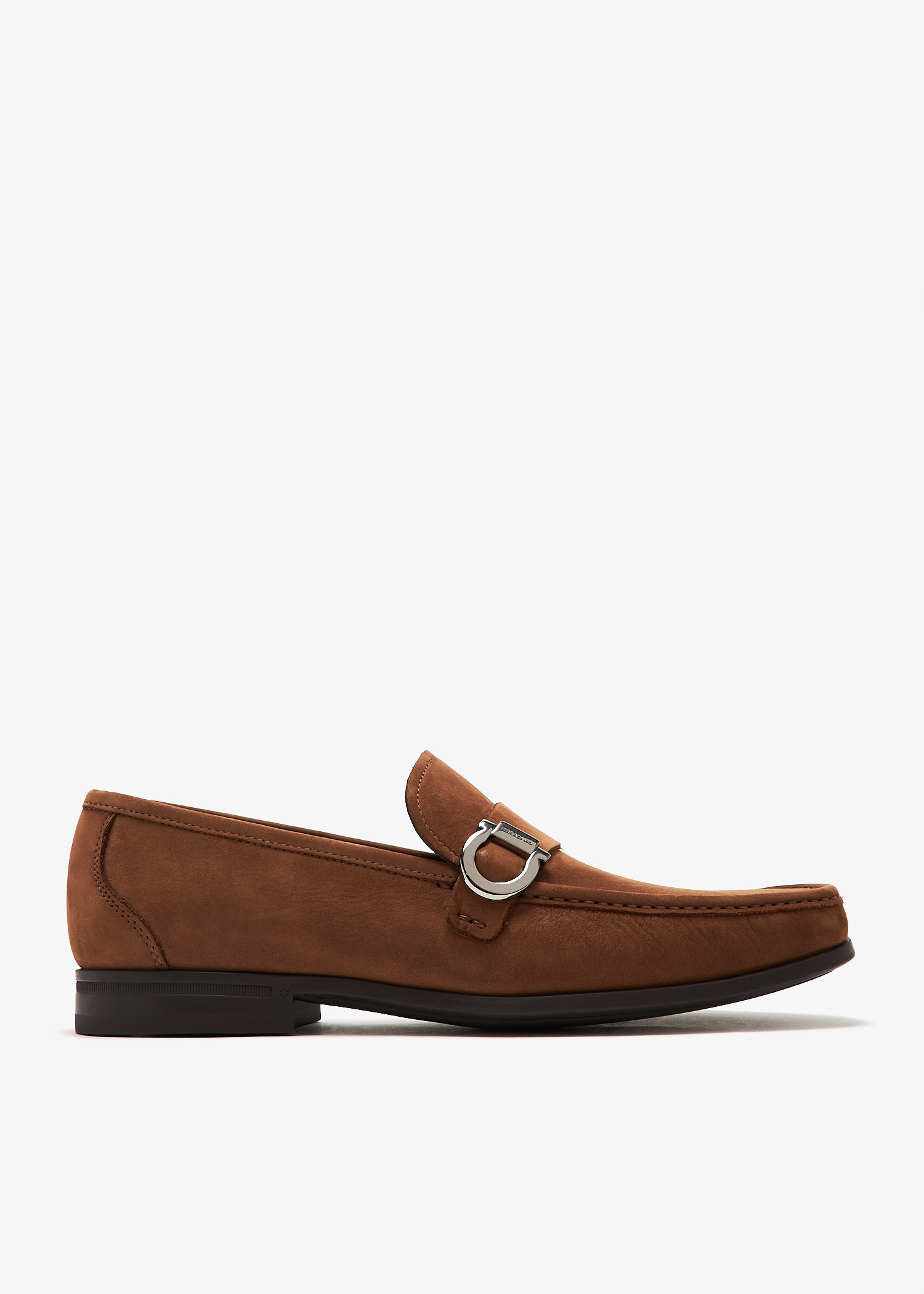 Ferragamo Gancini ornament loafers for Men - Brown in USA | Level