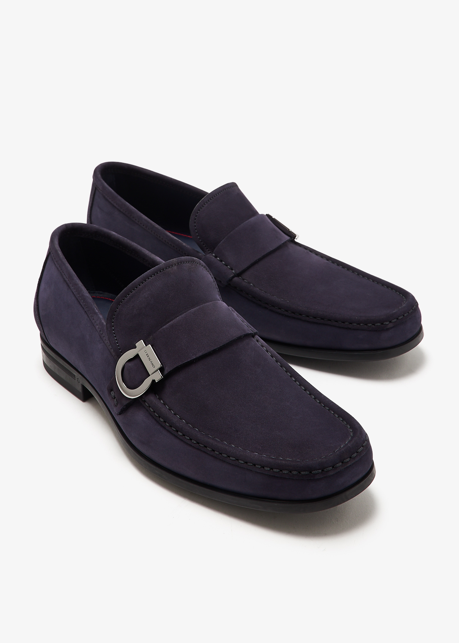 Ferragamo Gancini ornament loafers for Men - Blue in UAE