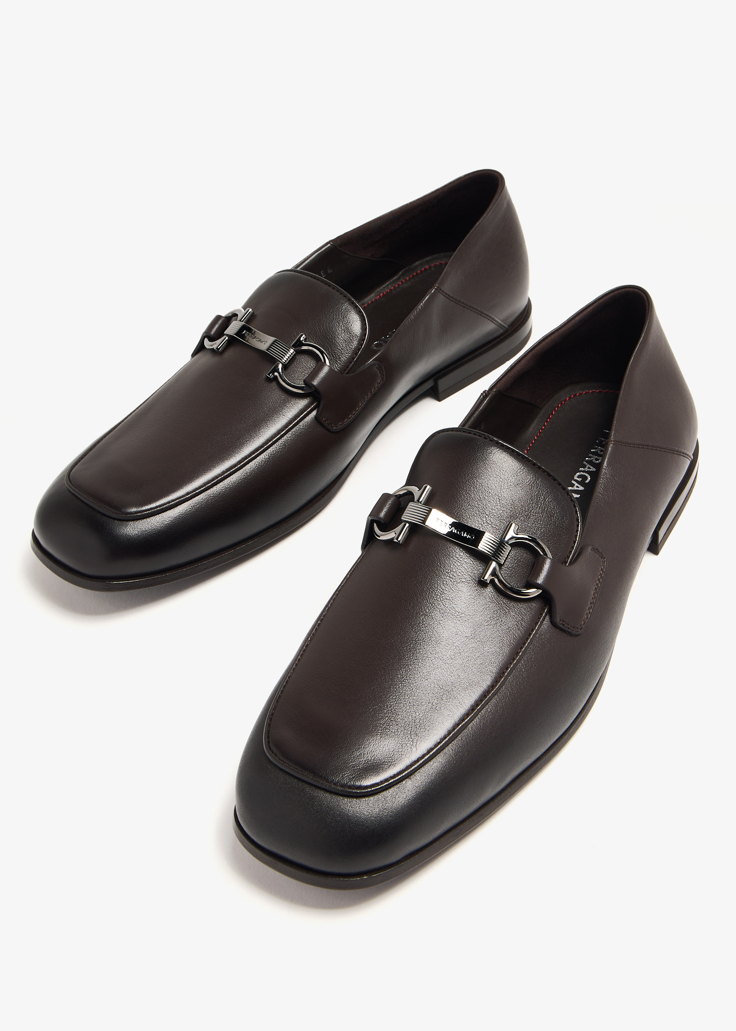 Ferragamo Gancini ornament moccasins for Men - Brown in UAE