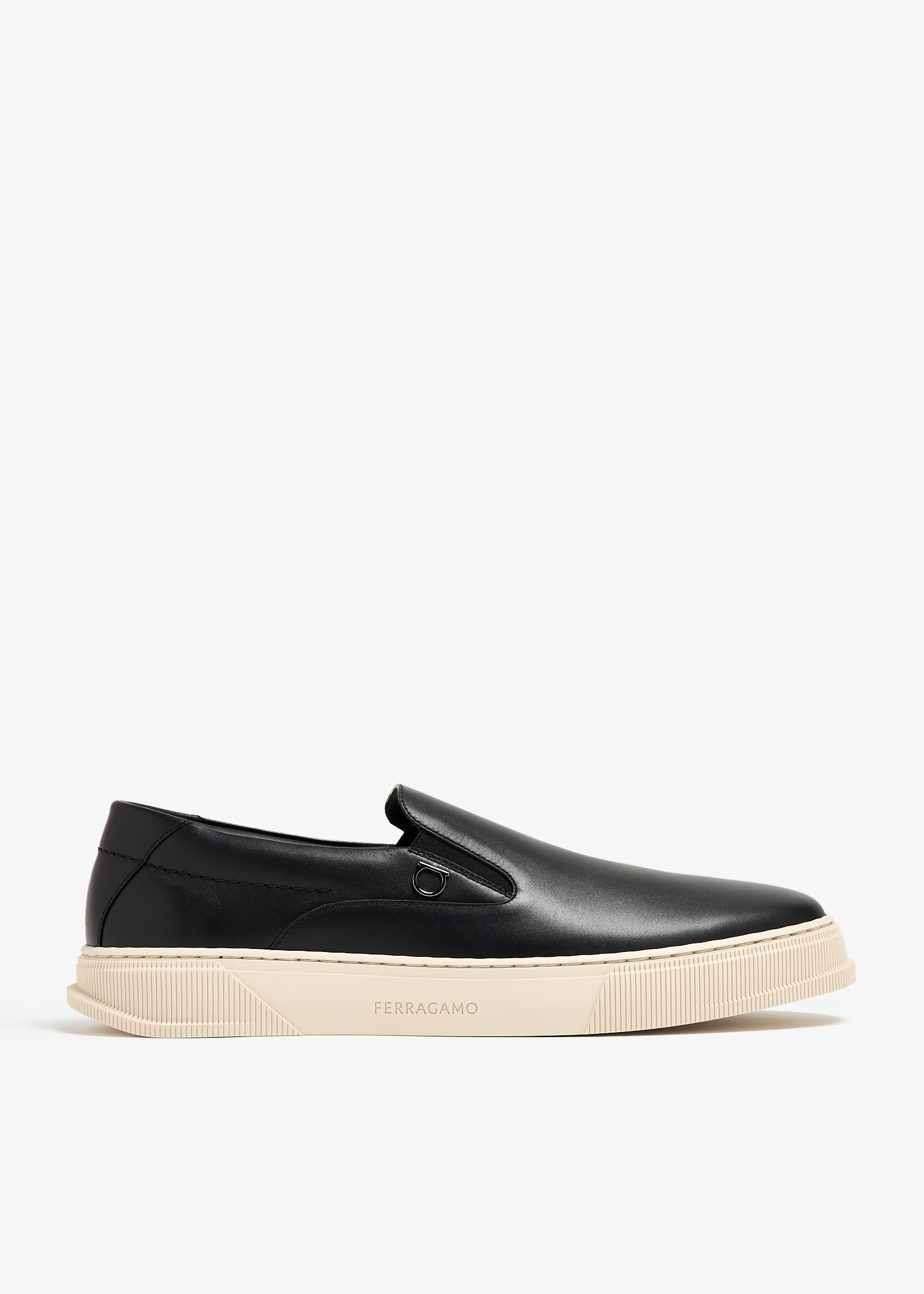 Ferragamo Cameron slip-on sneakers for Men - Black in KSA  display picture 2