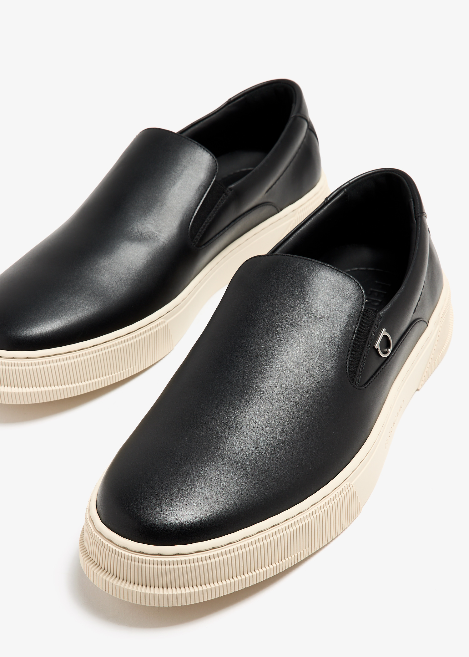 Ferragamo Cameron slip-on sneakers for Men - Black in UAE