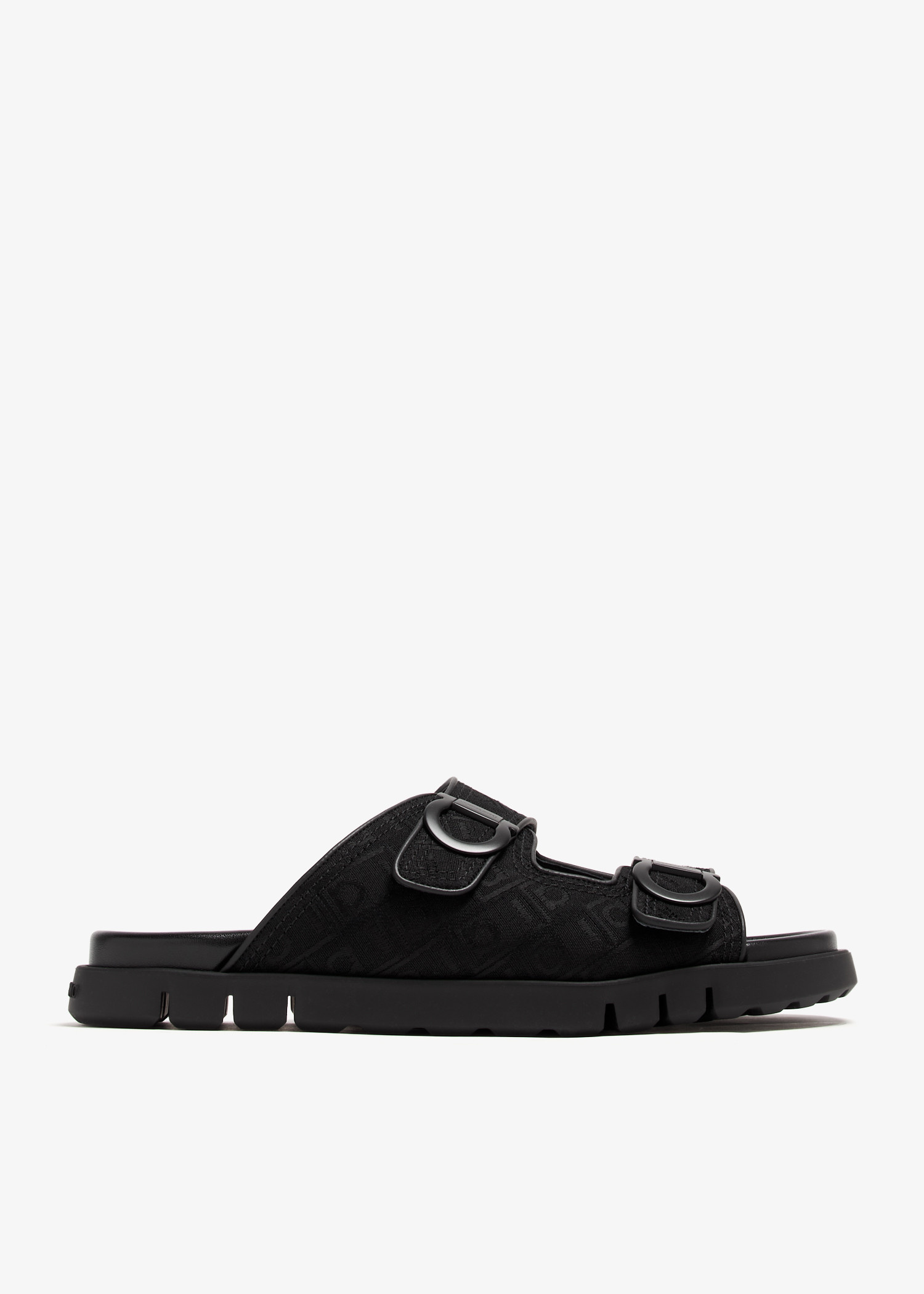 Ferragamo Double-strap sandals for Men - Black in UAE