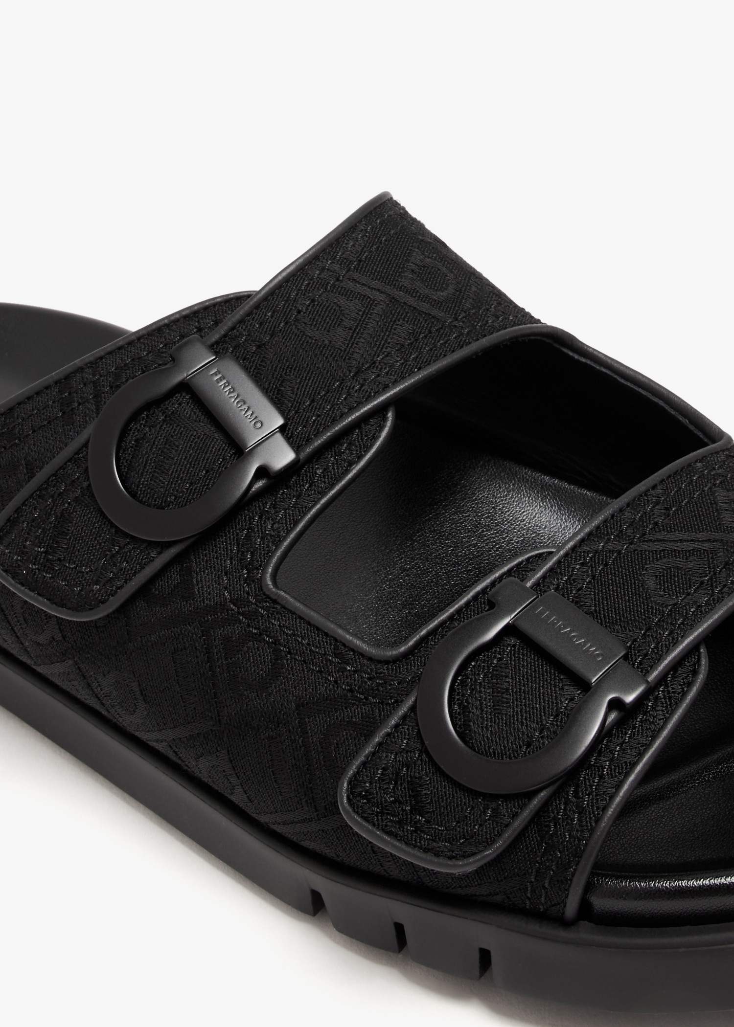 Ferragamo Double-strap sandals for Men - Black in USA 