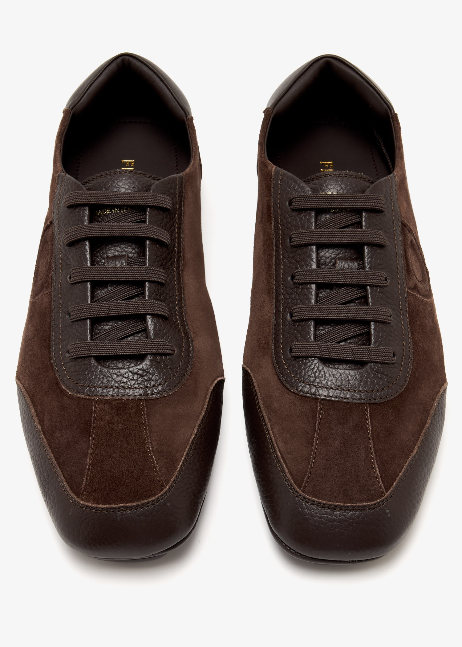 Ferragamo Lace-up driver sneakers for Men - Brown in UAE Ferragamo Lace-up driver sneakers for Men - Brown in UAE