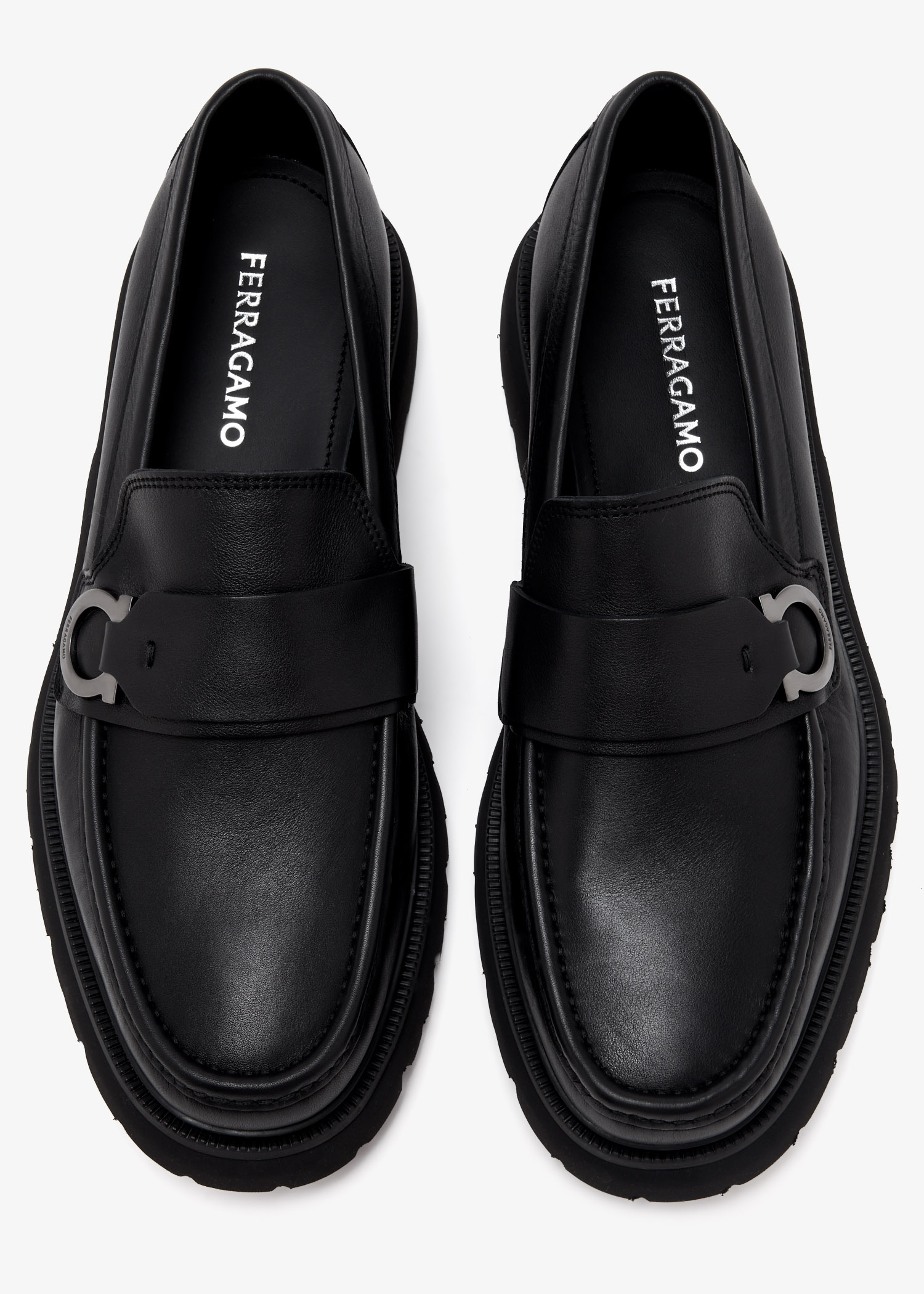 Ferragamo Andover loafers for Men - Black in USA | Level Shoes
