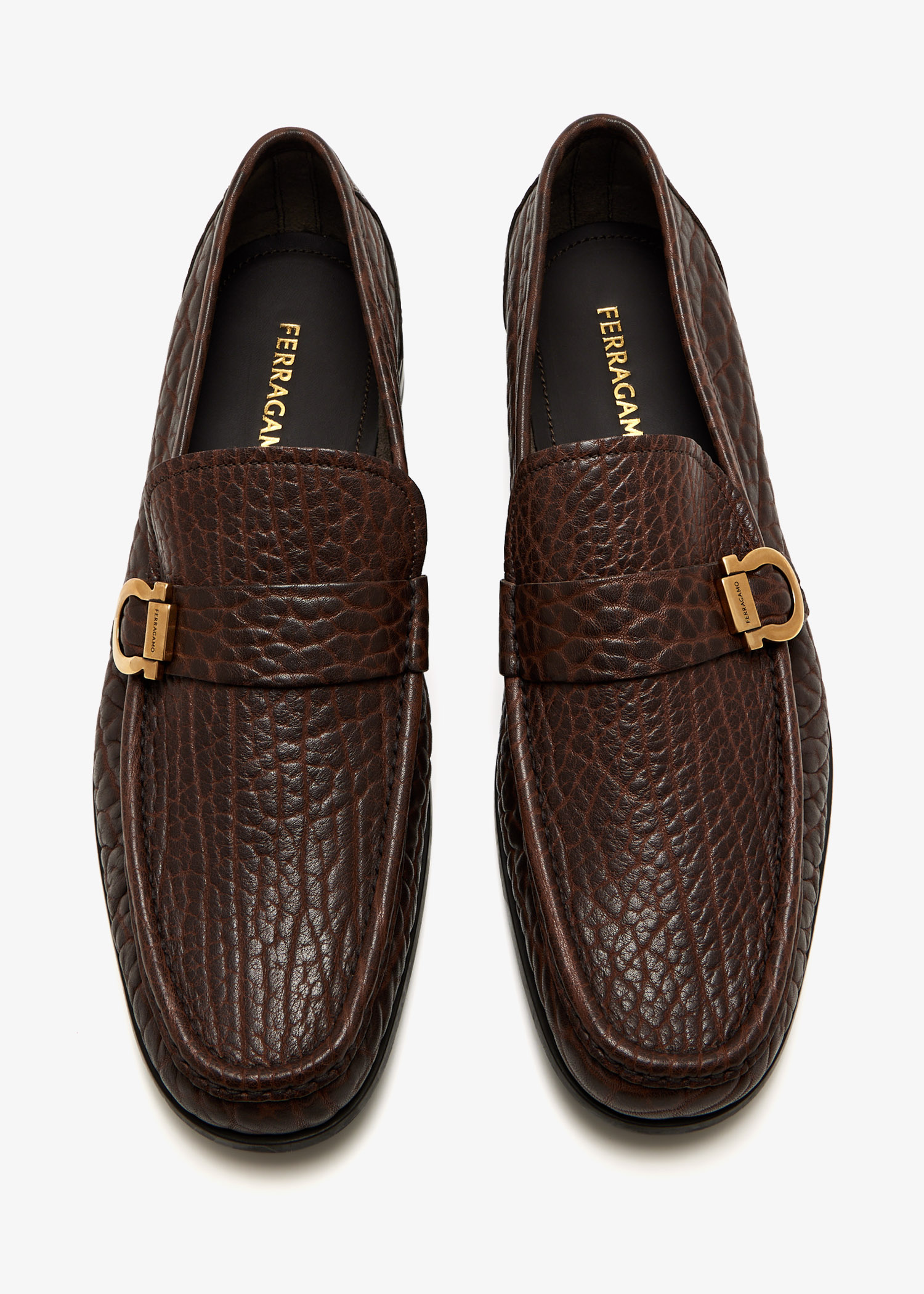Ferragamo Caspian loafers for Men - Brown in UAE | Level Shoes