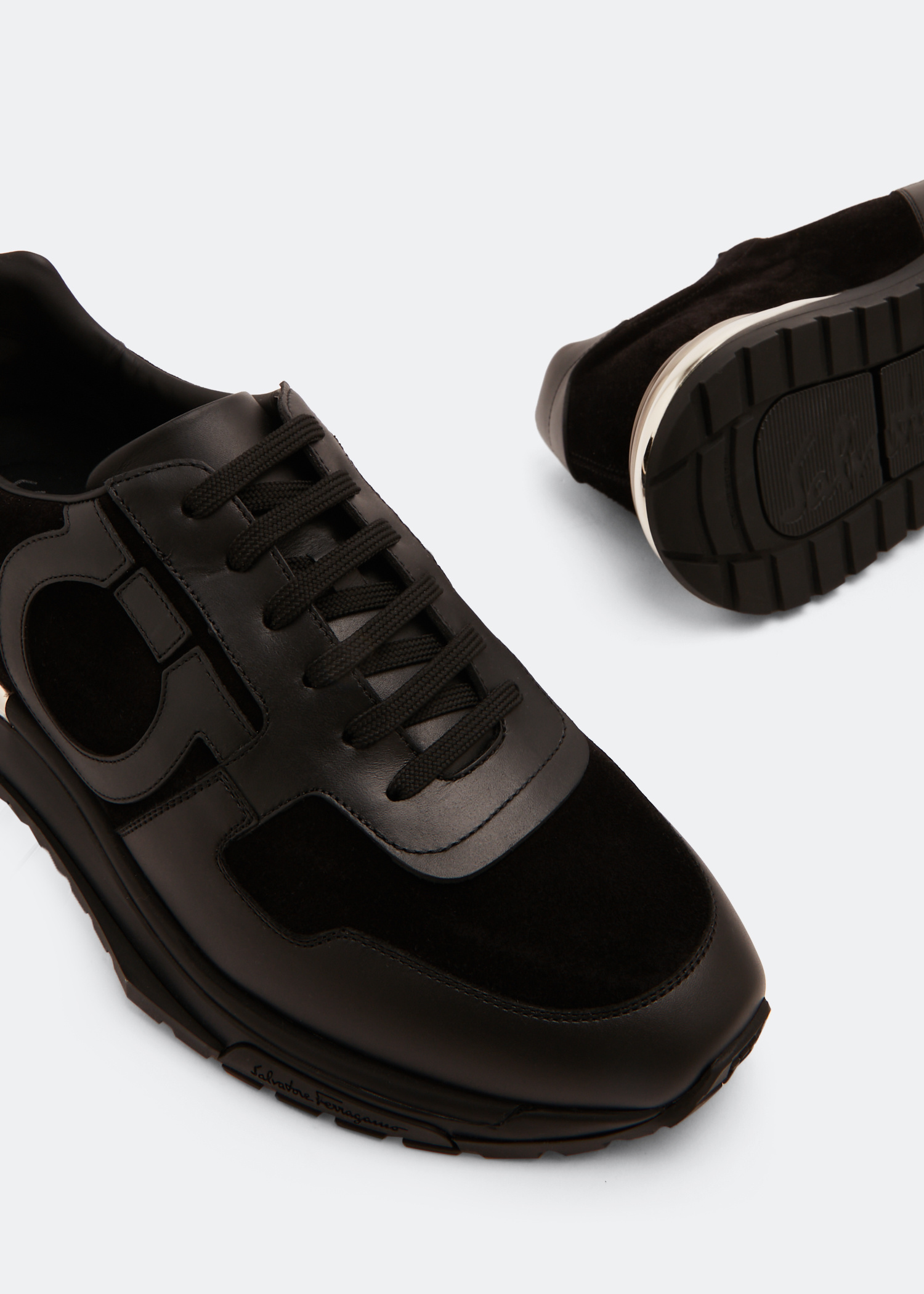 Ferragamo Gancini rainbow sneakers for Men - Black in USA | Level
