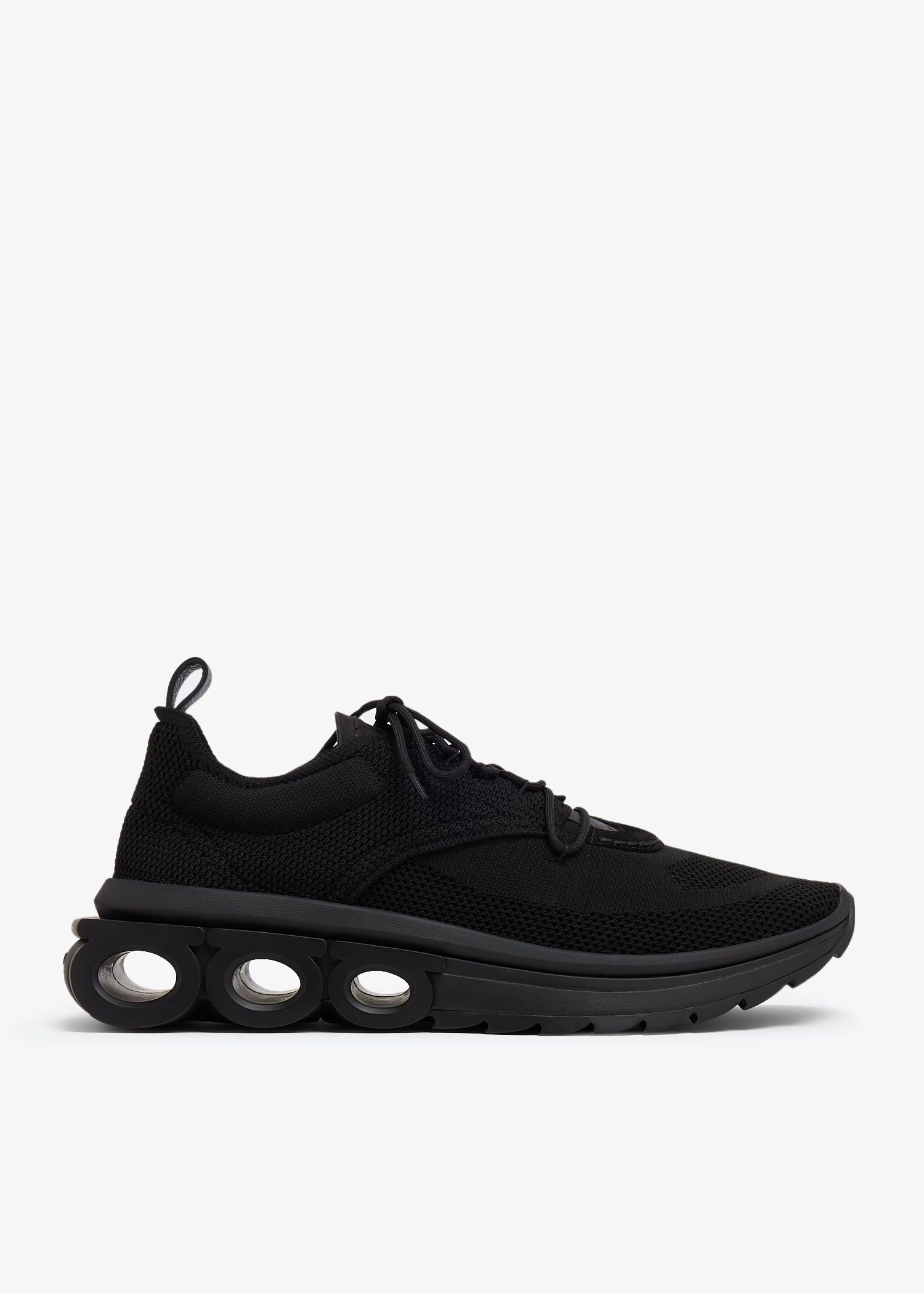 Ferragamo Nima knit sneakers for Women - Black in USA